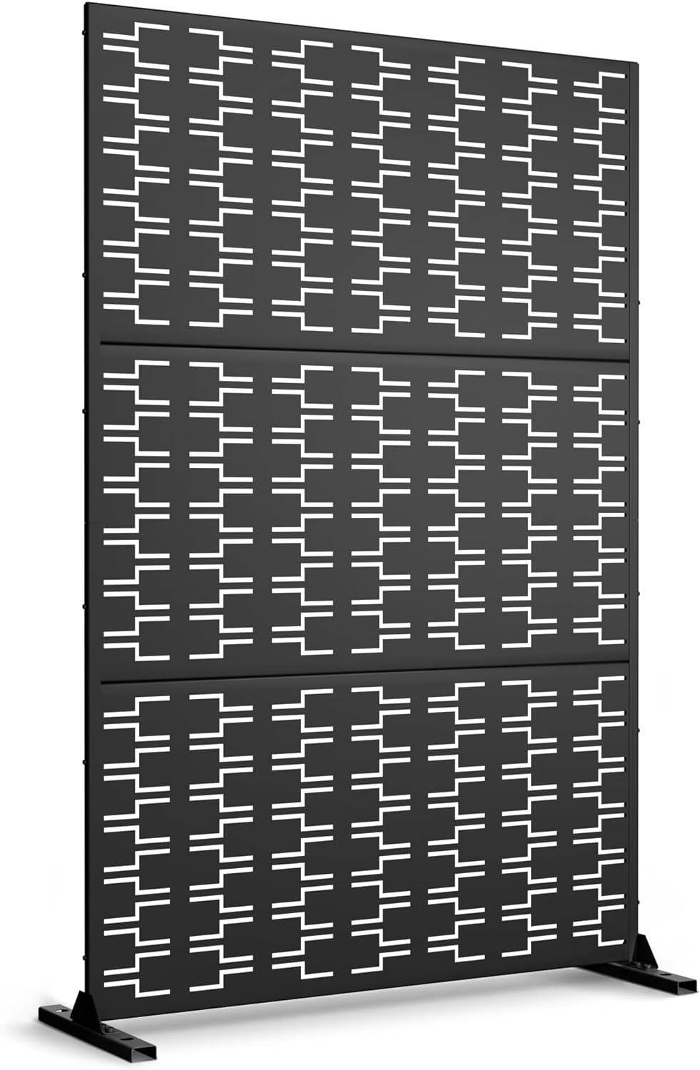 Metal Privacy Screen Outdoor 72in H47in W for Stylish Privacy