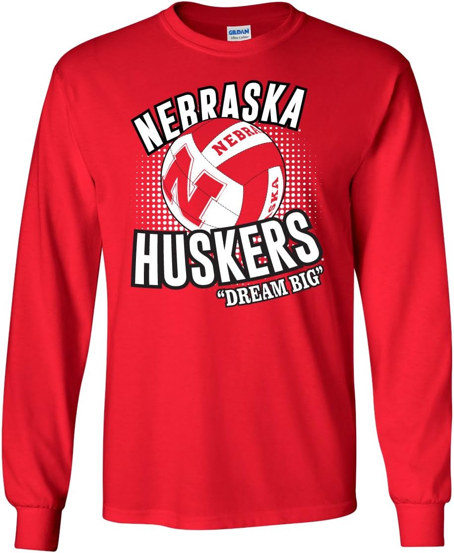 Nebraska Volleyball Long Sleeve T-Shirts for Husker Nation Fans