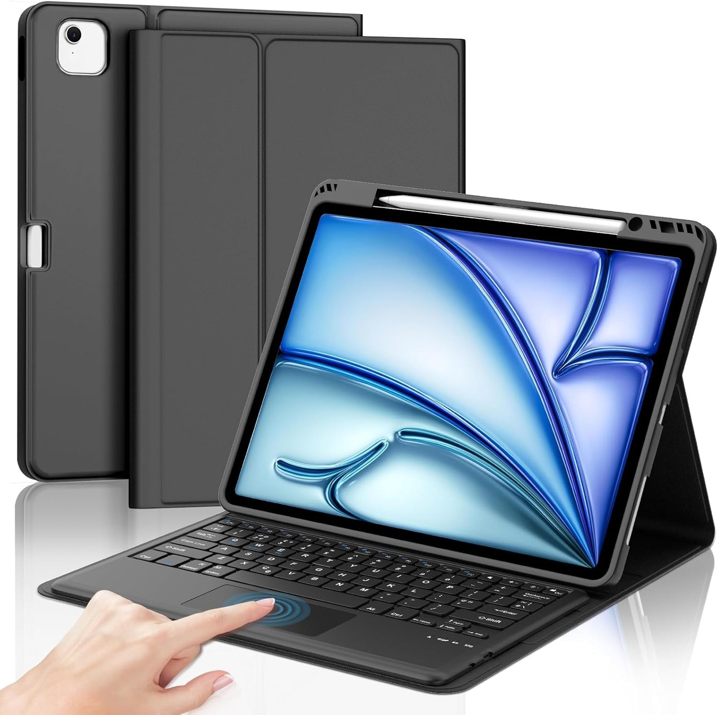 Touchpad Keyboard Case for iPad Air 13 inch - Versatile & Slim