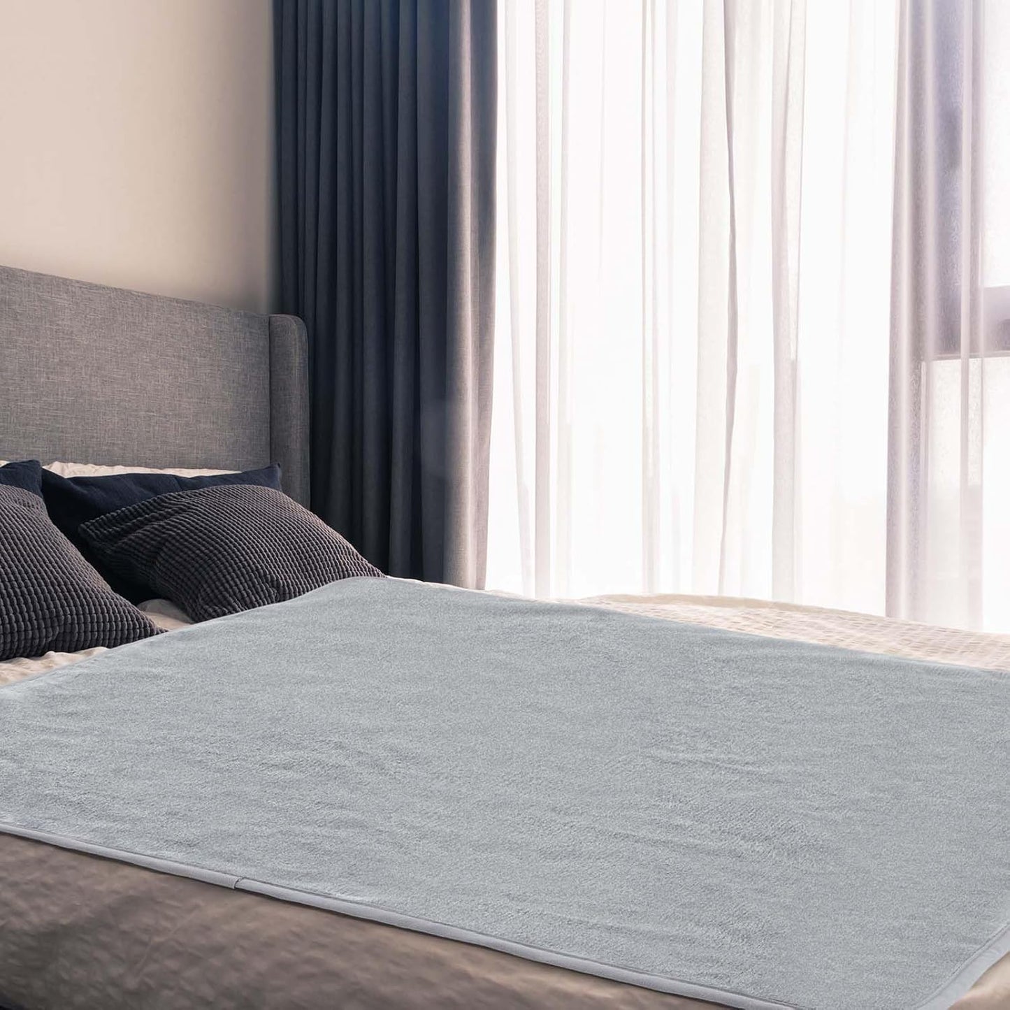 Couples Waterproof Mat for Comfort and Protection in Grey