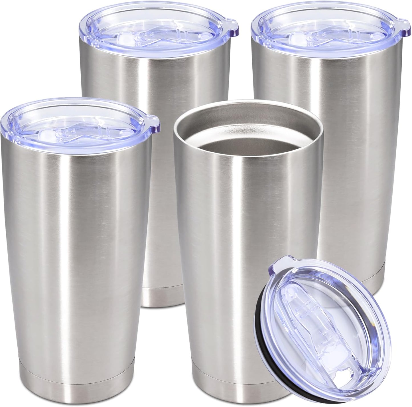 20oz Stainless Steel Tumbler with Lid for Hot & Cold Drinks