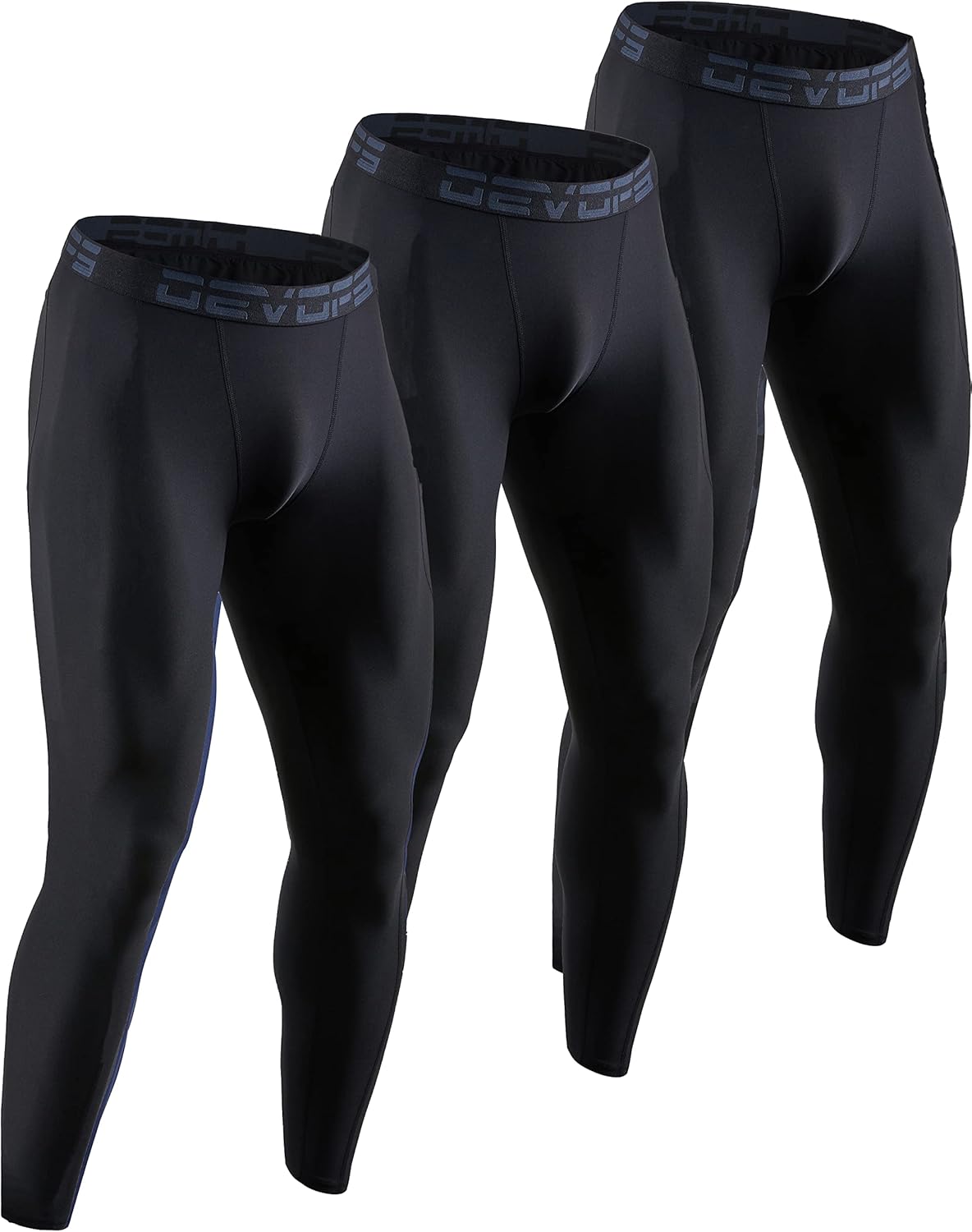 DEVOPS Men's Compression Pants for All-Season Athletic Wear