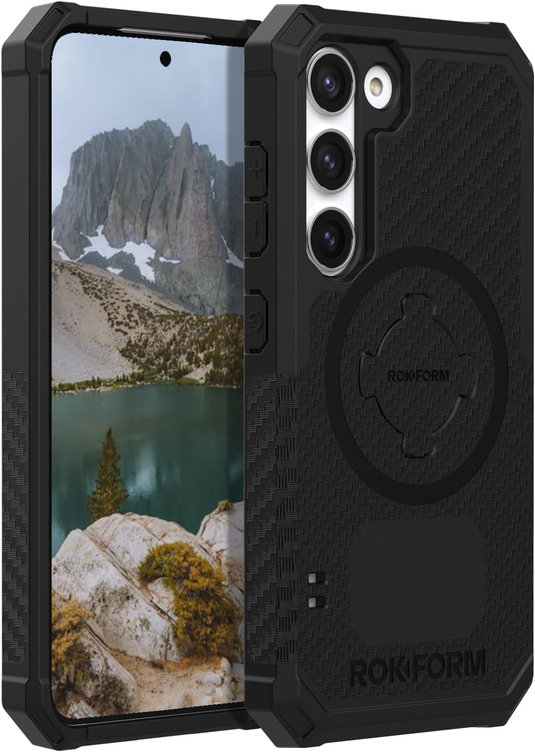 Rugged Galaxy S23 Case with Magnetic Twist Lock by Rokform