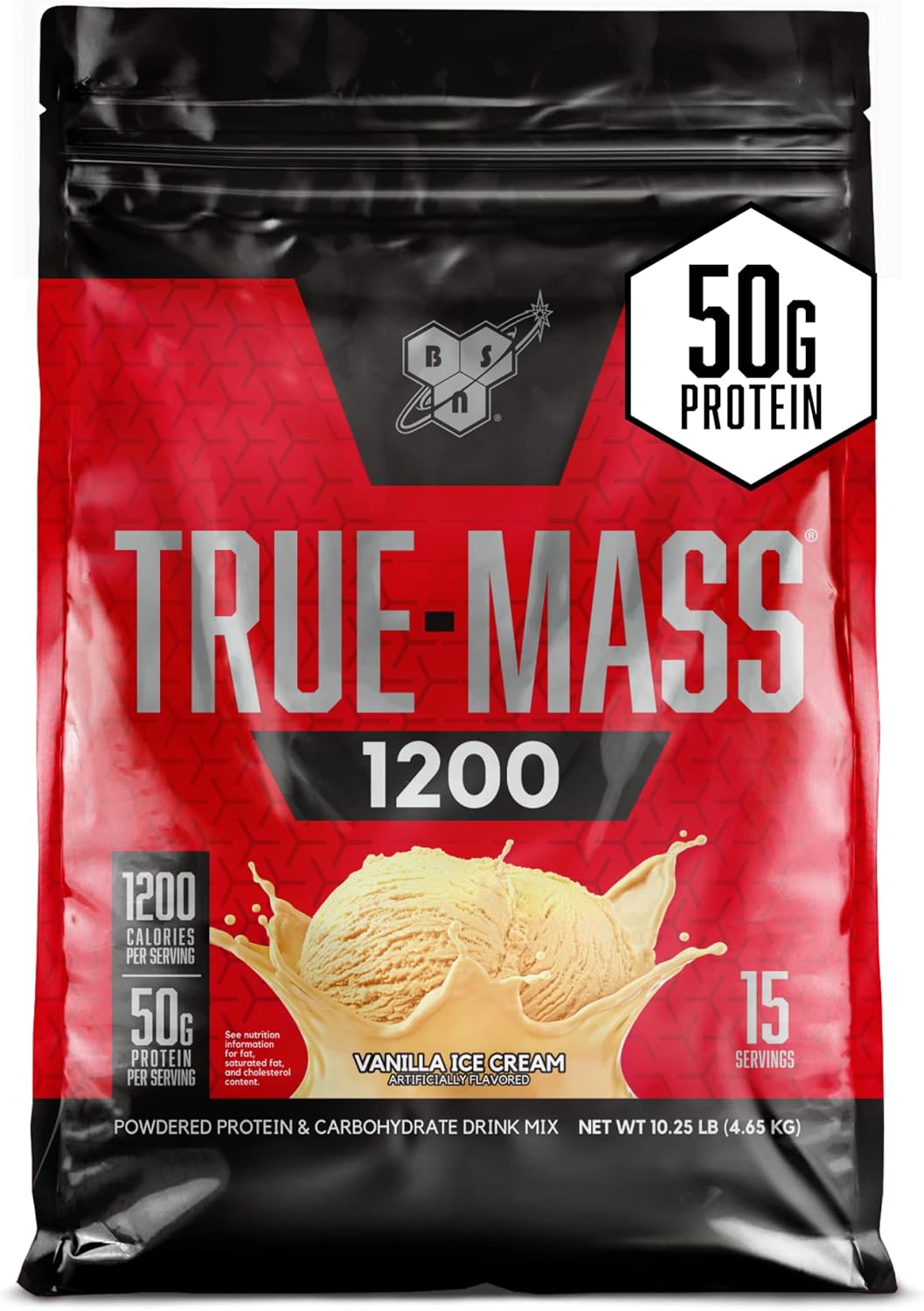 BSN TRUE-MASS Weight Gainer Protein Powder for Muscle Growth