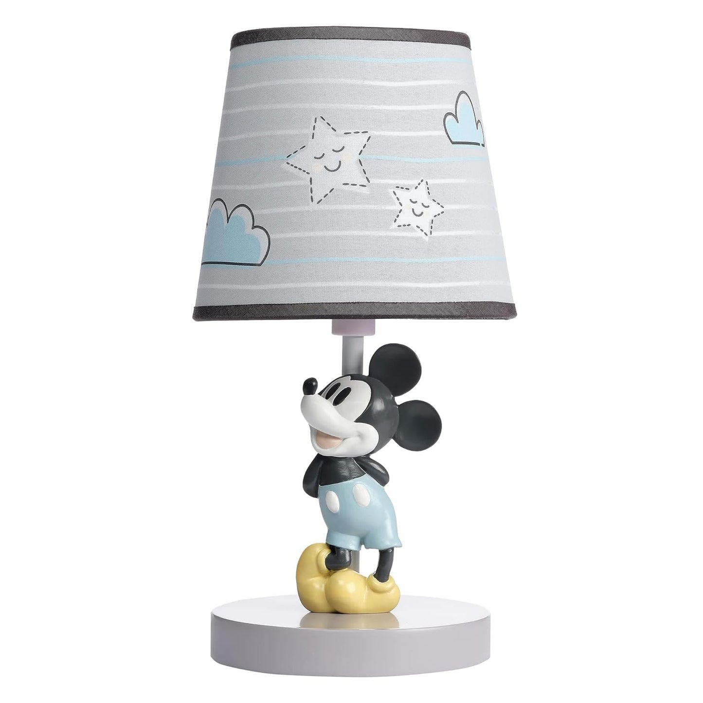 Moonlight Mickey Mouse Lamp with Shade & Bulb for Nursery Decor
