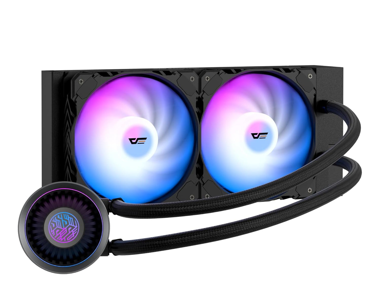 darkFlash DNA240A AIO CPU Liquid Cooler with ARGB Sync Fans