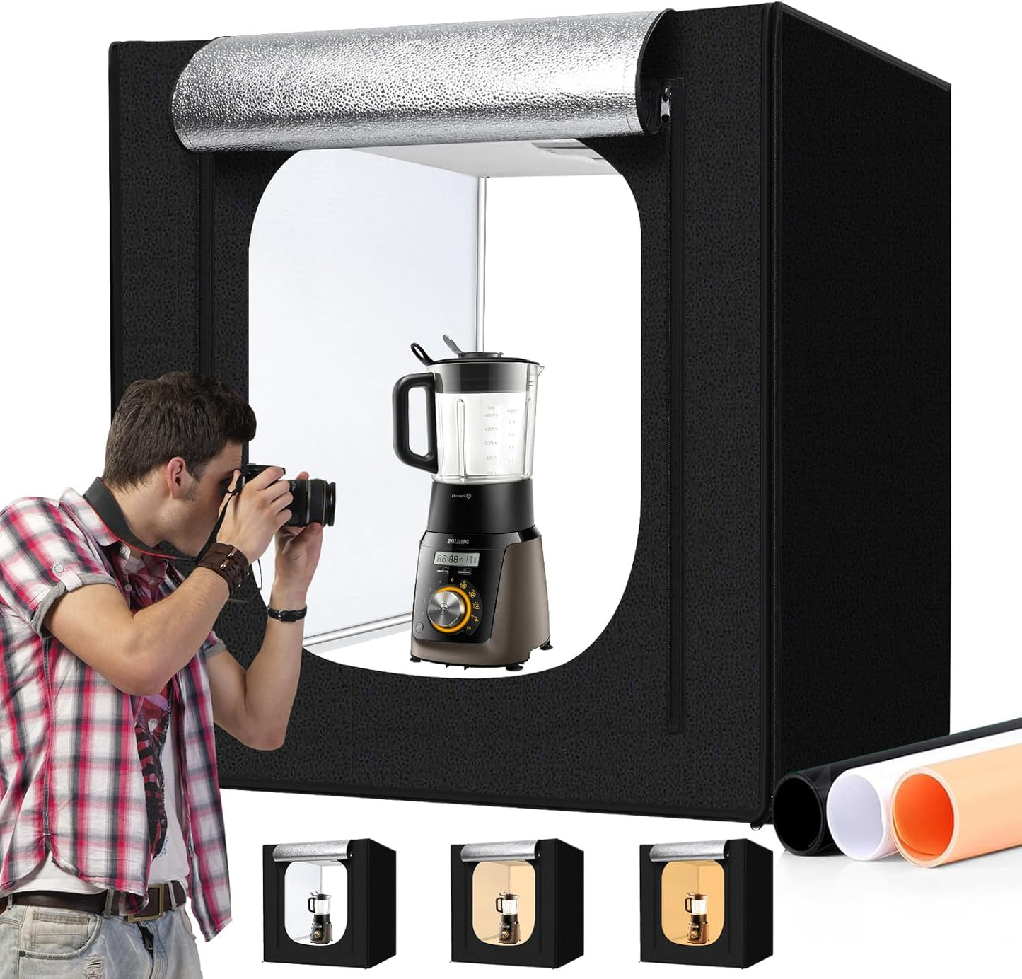 Professional 28x28 Inch Photo Light Box for Stunning Photography
