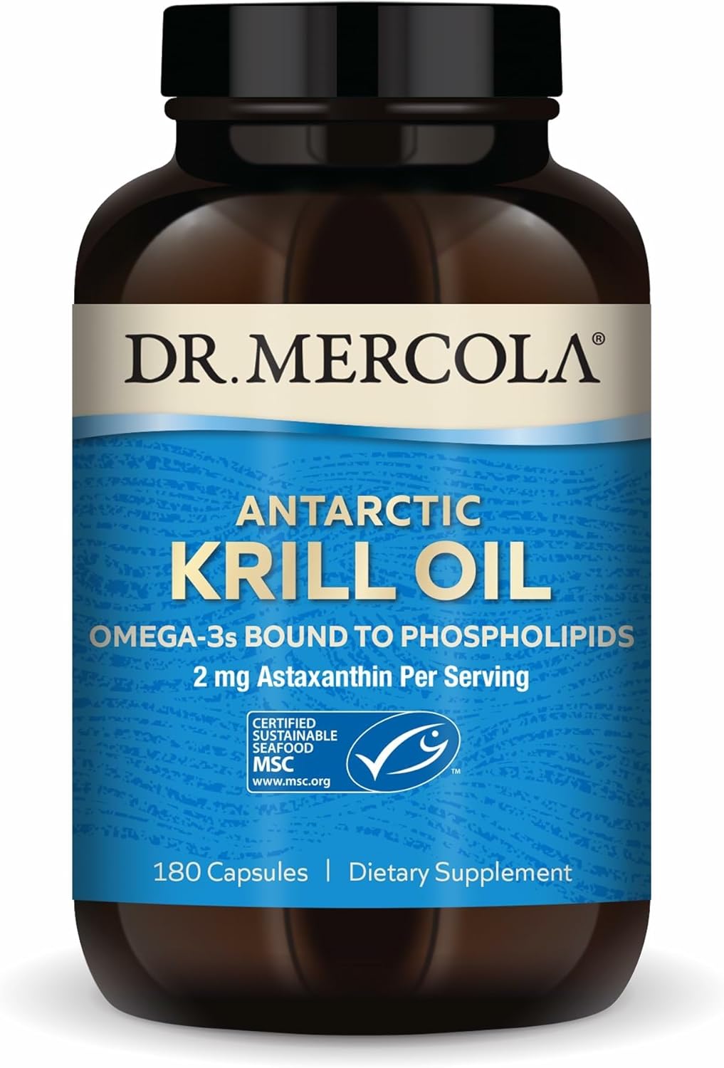 Antarctic Krill Oil 1000 mg Omega-3 Supplement for Health