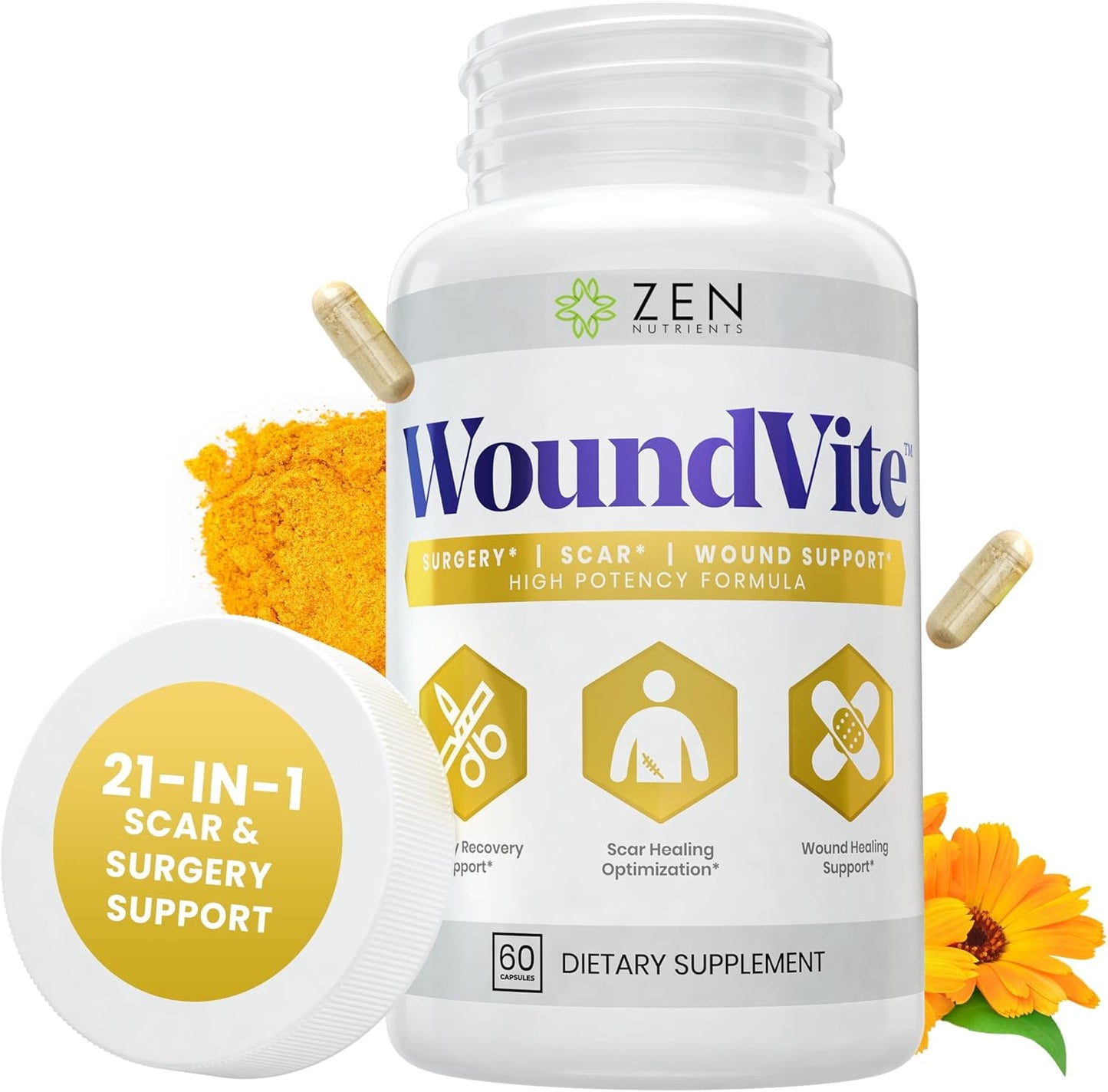 WoundVite Pre & Post Surgery Support for Fast Healing & Recovery