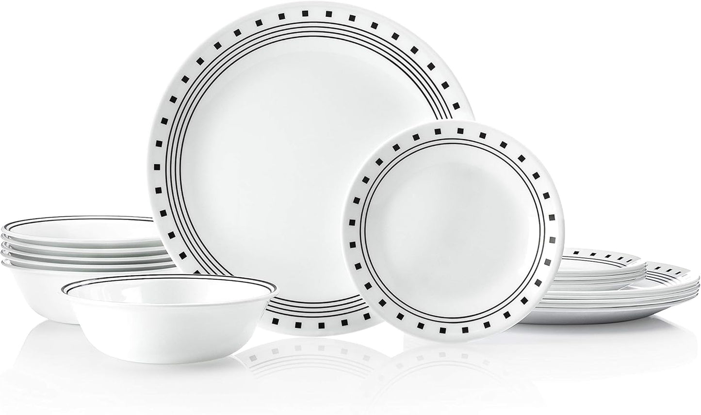 Corelle Vitrelle 18-Piece Dinnerware Set for Stylish Dining