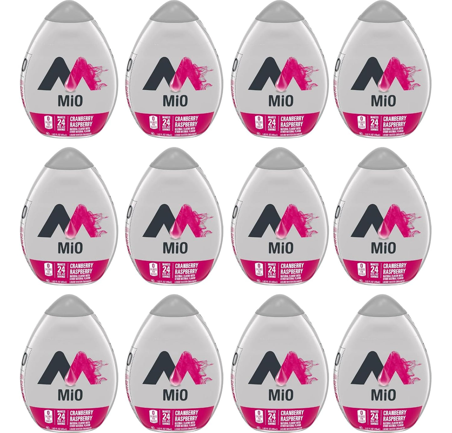 MiO Sugar-Free Cranberry Raspberry Liquid Water Enhancer 12 Count