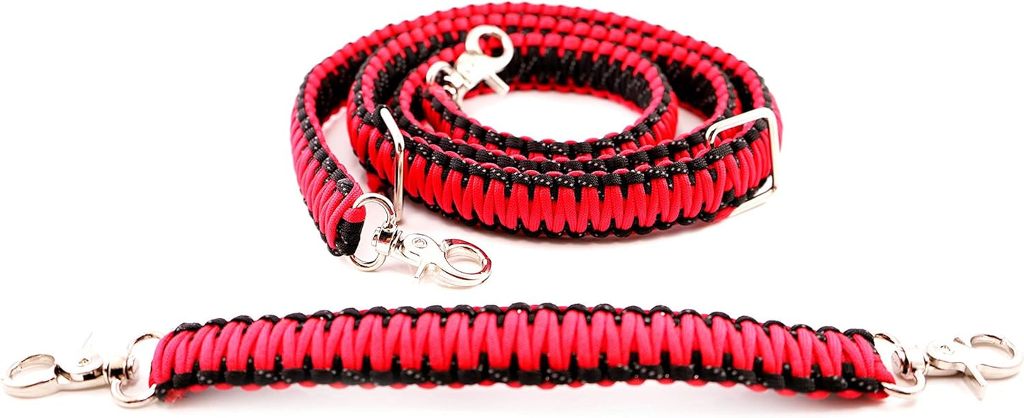 Wilbur's Finest Firefighter EMS Police Radio Strap 60in Paracord