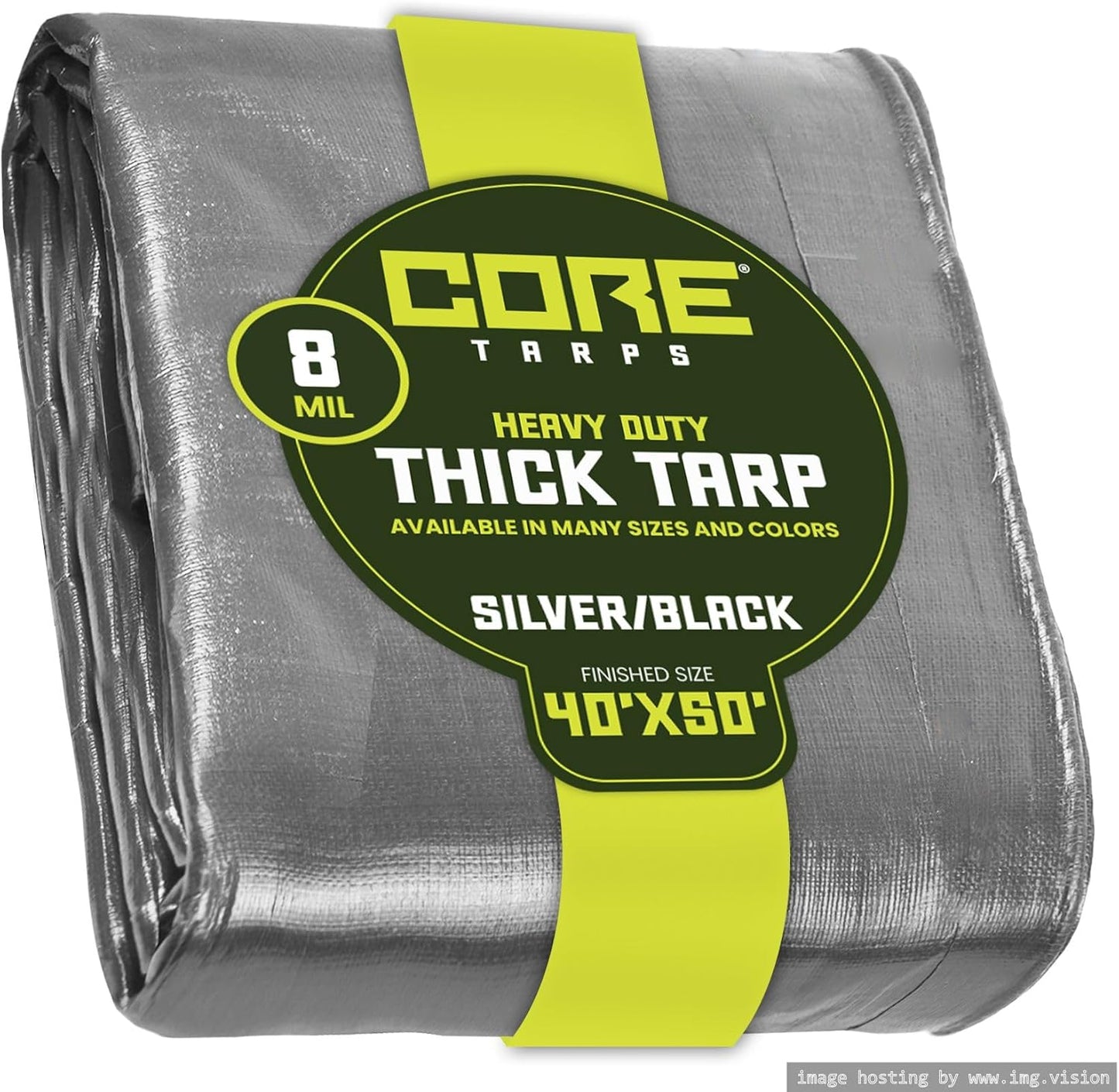 Heavy Duty 8 Mil Tarp Cover for All Weather Protection