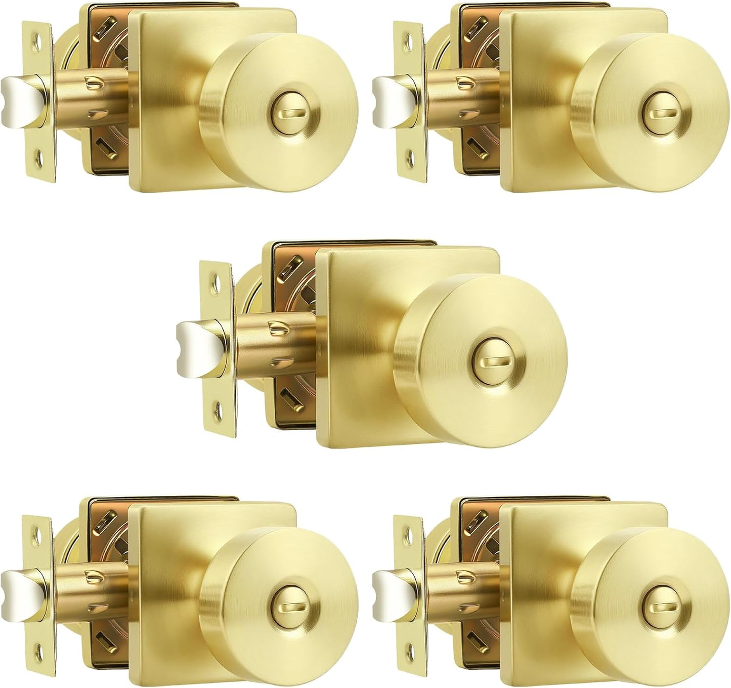 Probrico Privacy Door Handles for Modern Keyless Bedrooms