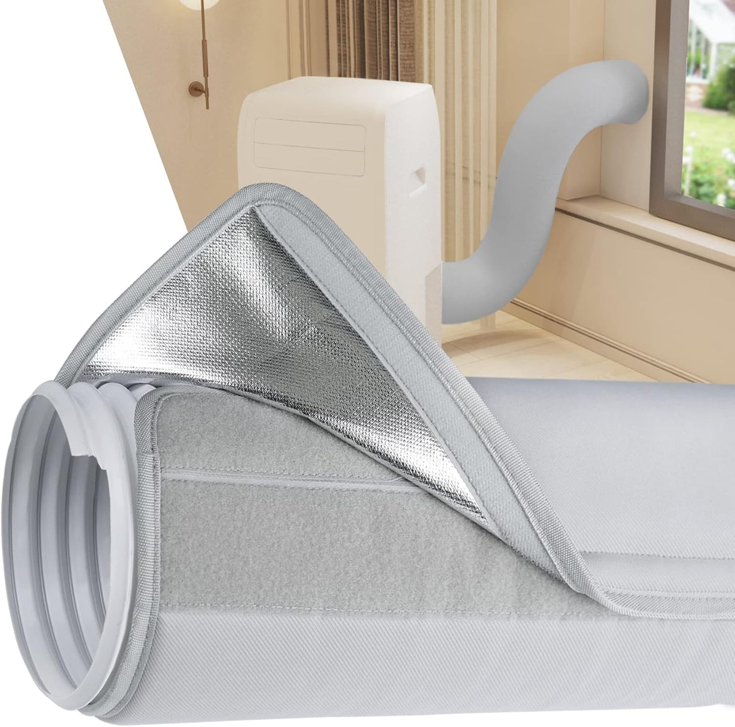 Insulated AC Hose Cover for Portable Air Conditioners - Stay Cool Anywhere