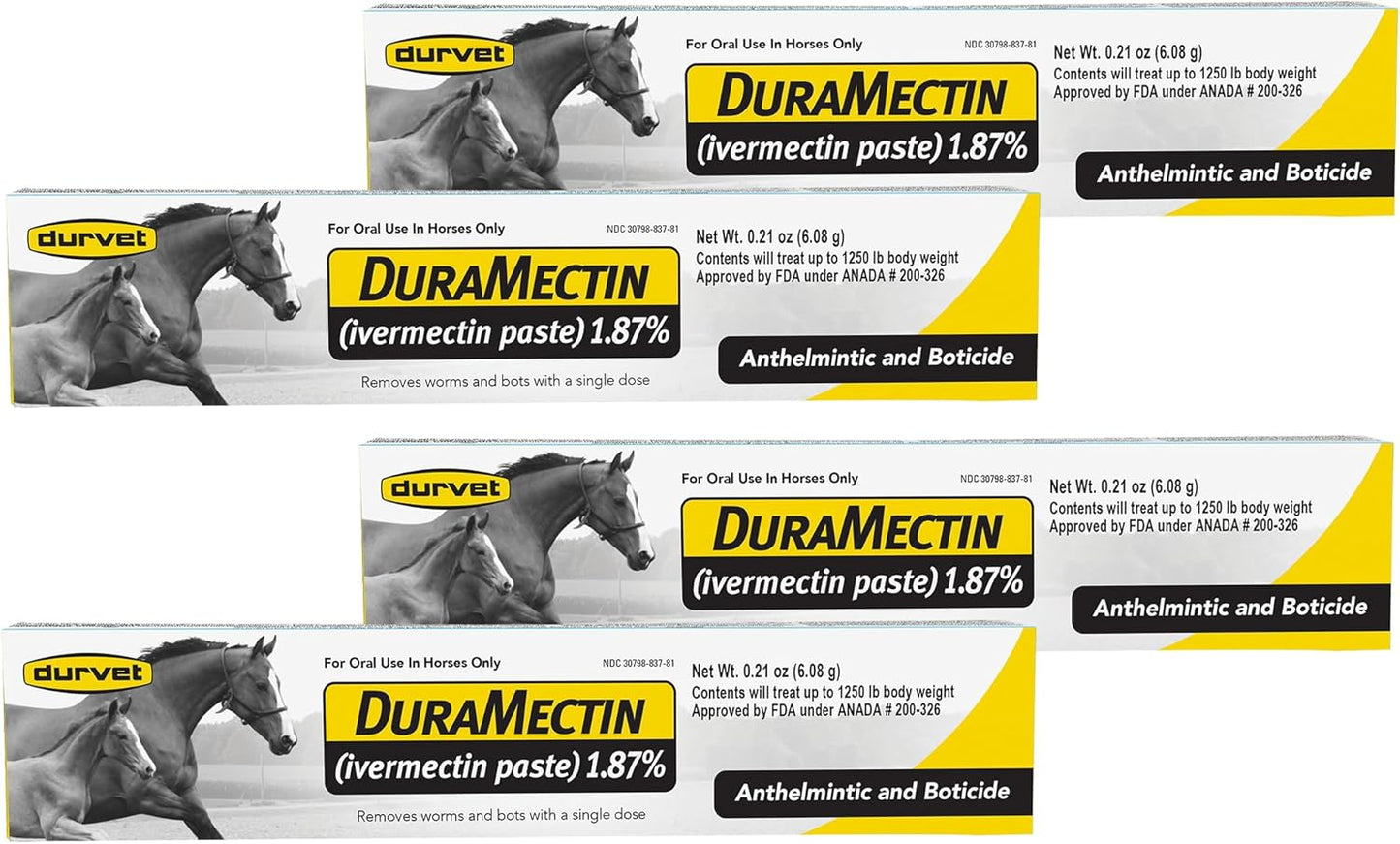 Duramectin Ivermectin 1.87% 6.08gm for Effective Worm Removal