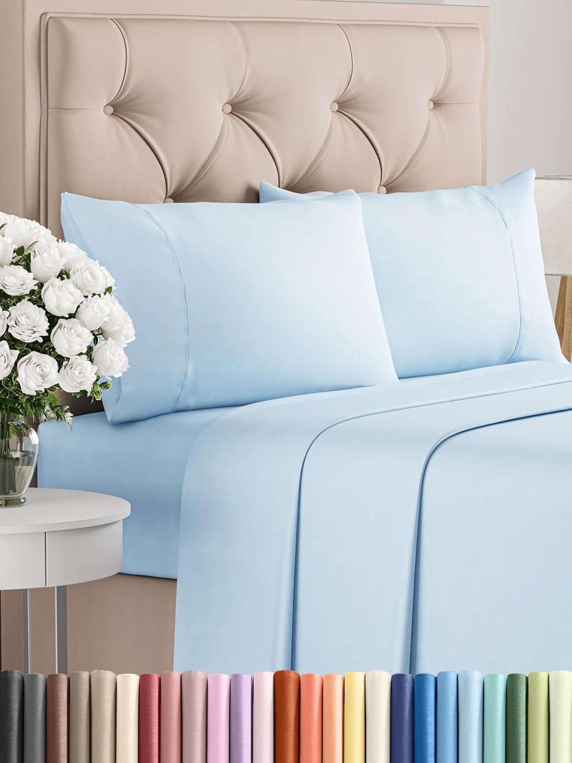 Cooling Twin Sheet Set for Hot Sleepers - Soft & Comfy Bedding