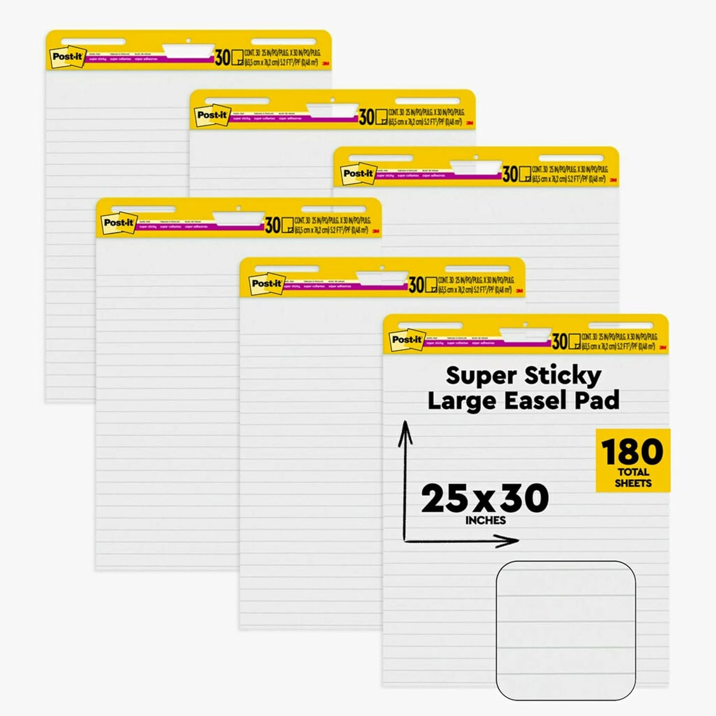 Post-it Super Sticky Easel Pad for Effective Project Management