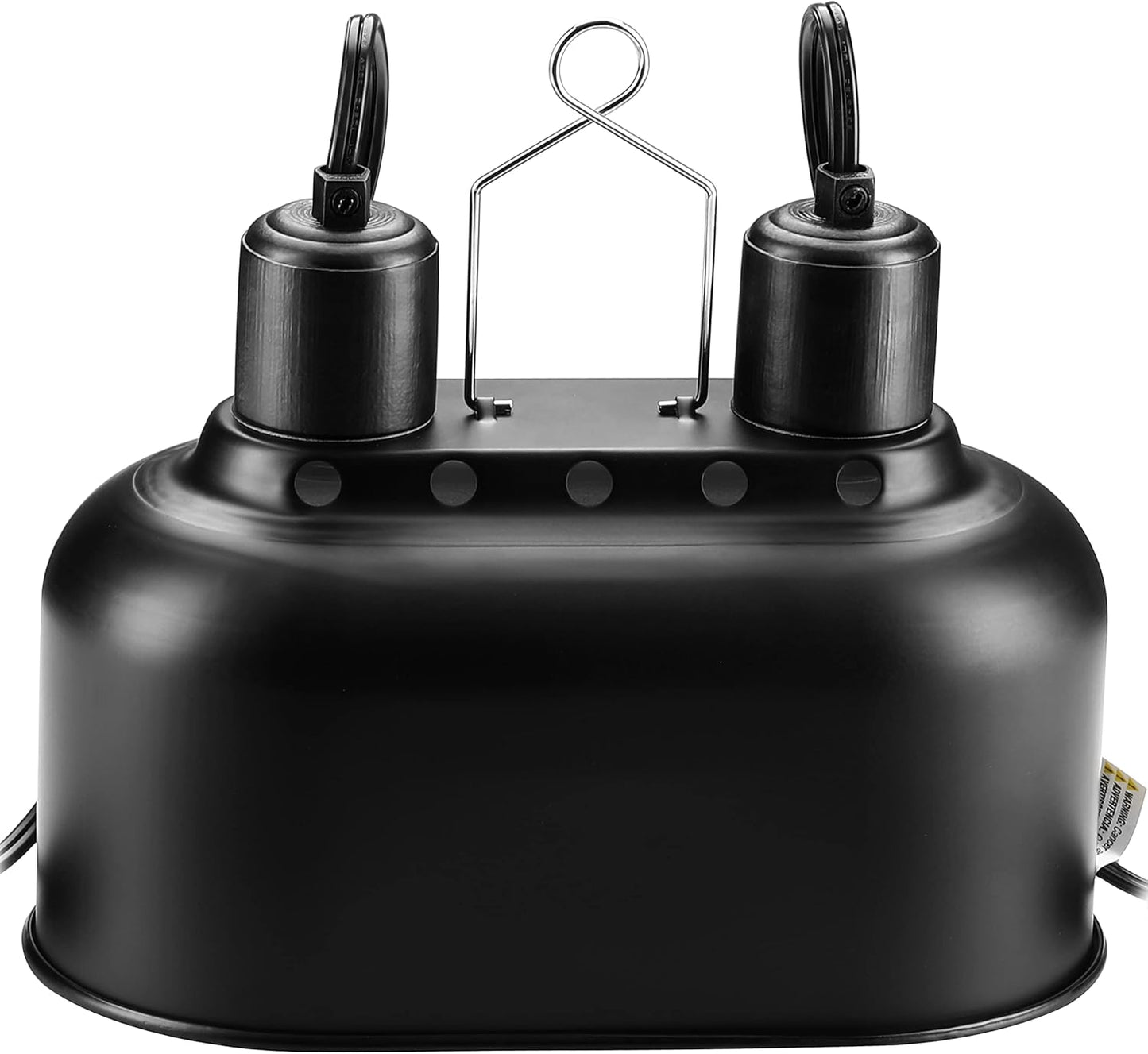 Simple Deluxe Dual Reptile Light Fixture for Terrarium Use