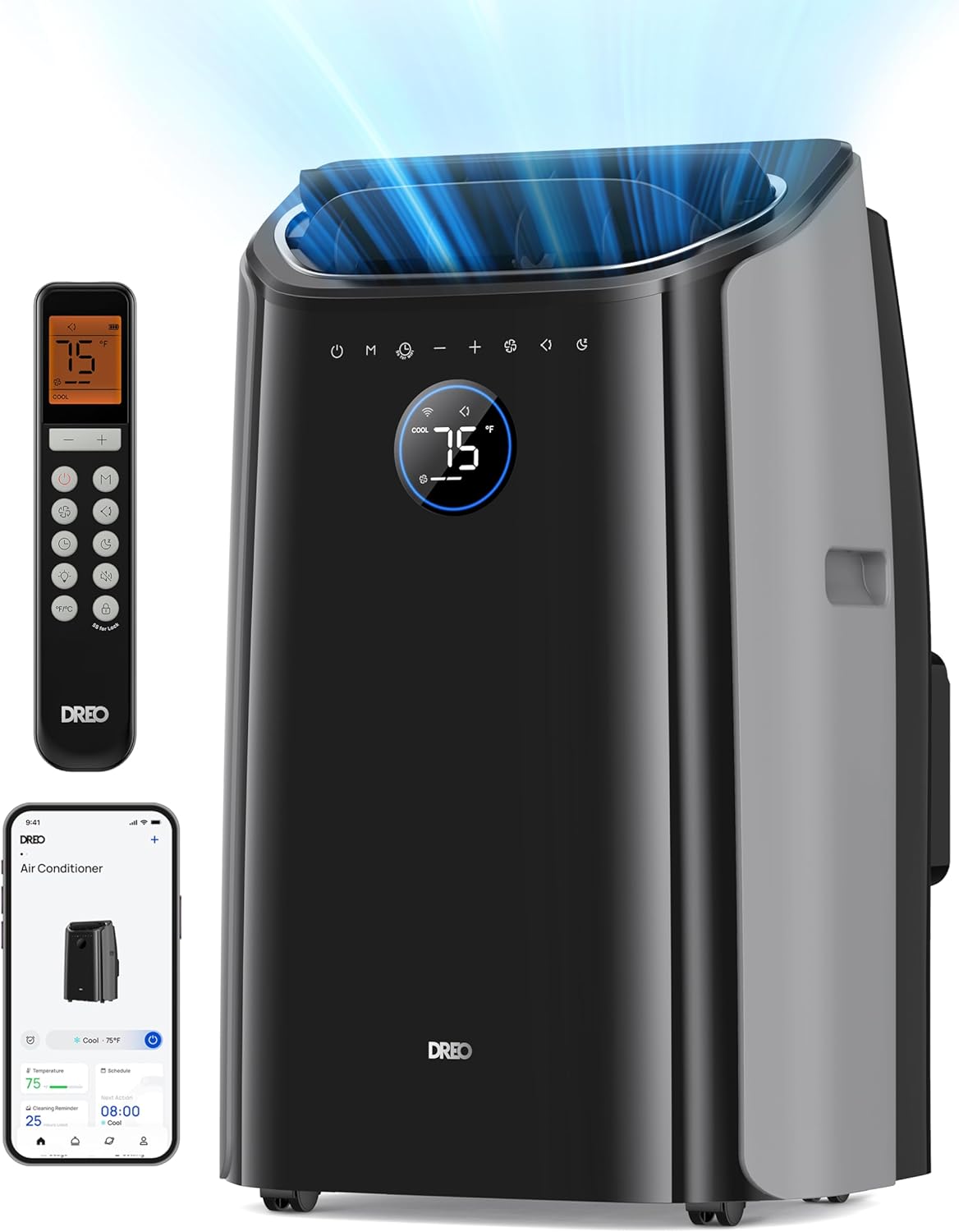 Dreo 14,000 BTU Portable AC: Quiet Cooling & Smart Control