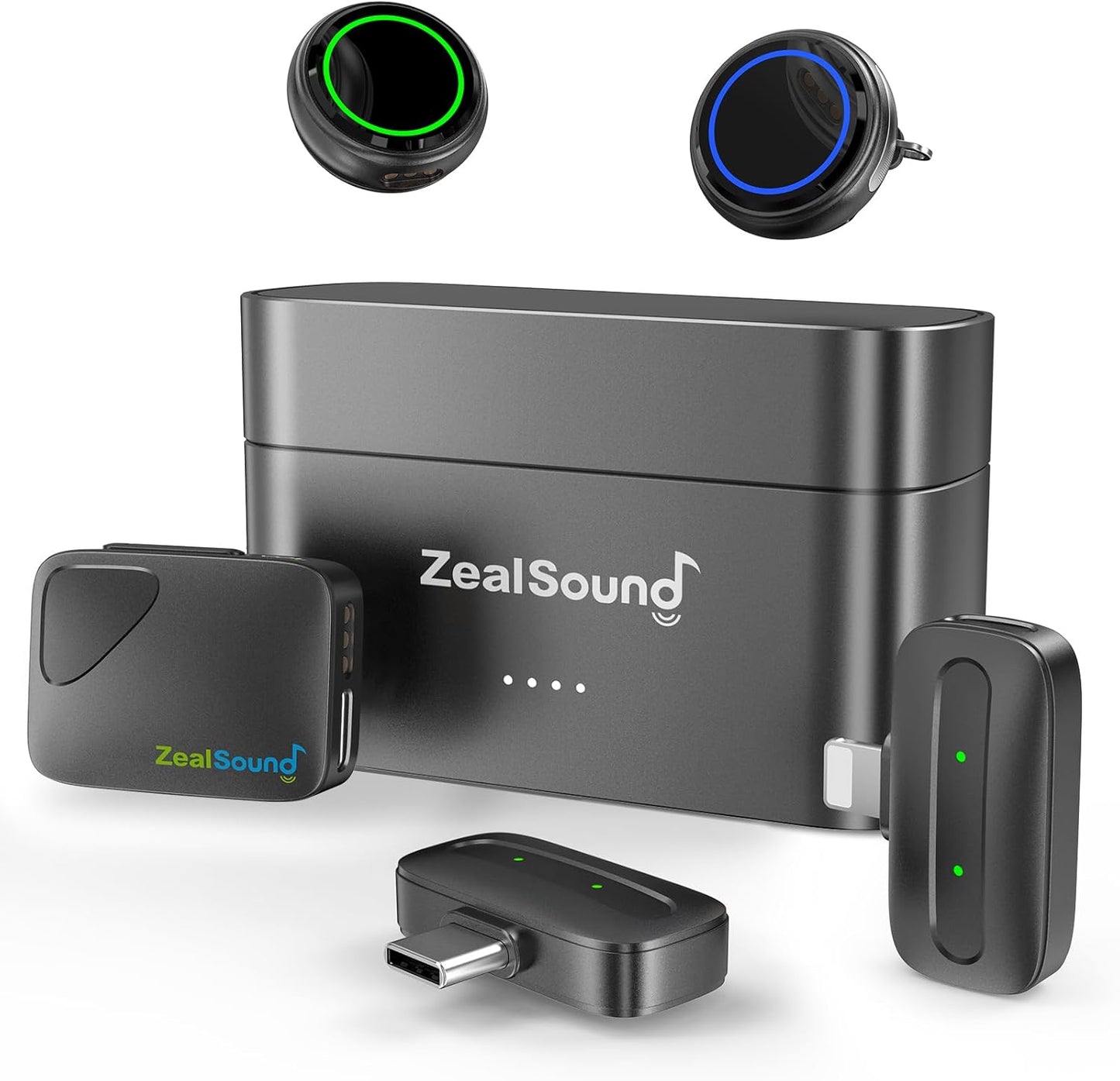 ZealSound Wireless Lavalier Microphone for Pro-Grade Audio