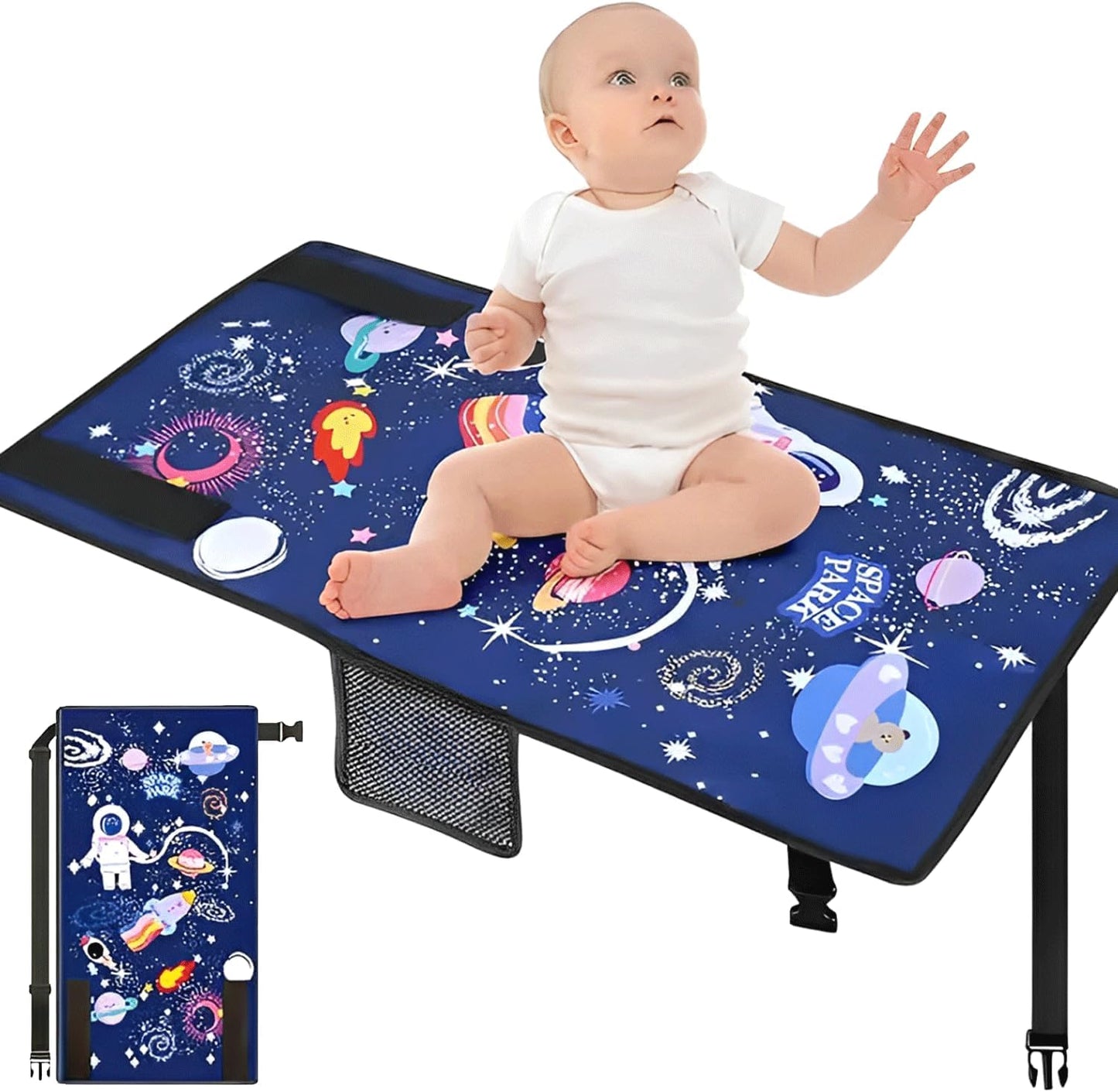 Inflatable Toddler Airplane Bed - Comfy Travel Essential!