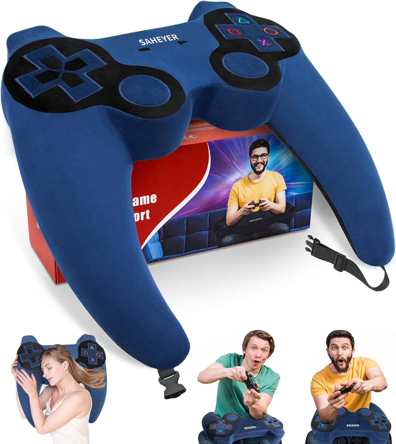 SAHEYER Memory Foam Gaming Arm Pillow - Pain Relief & Comfort