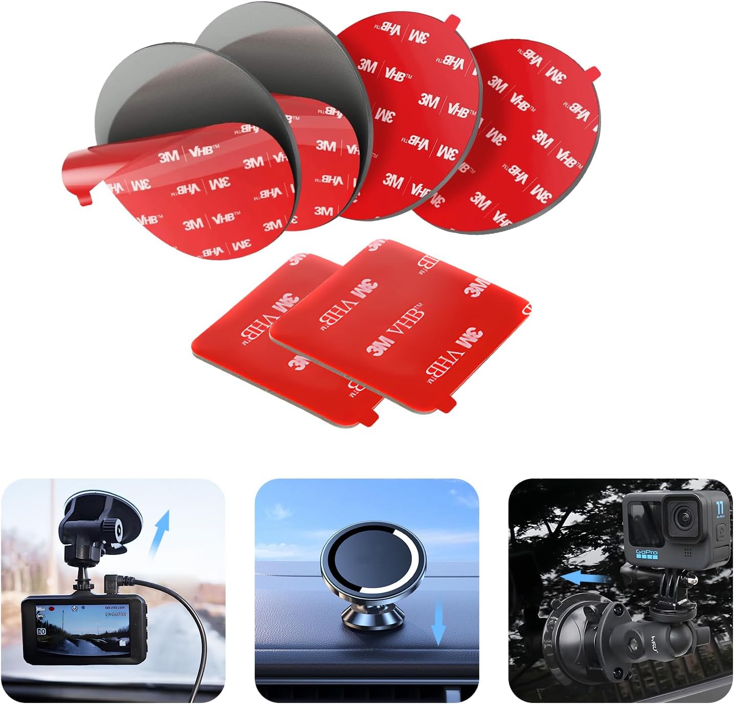 Heavy Duty Heat-Resistant Adhesive Pads by Crymow