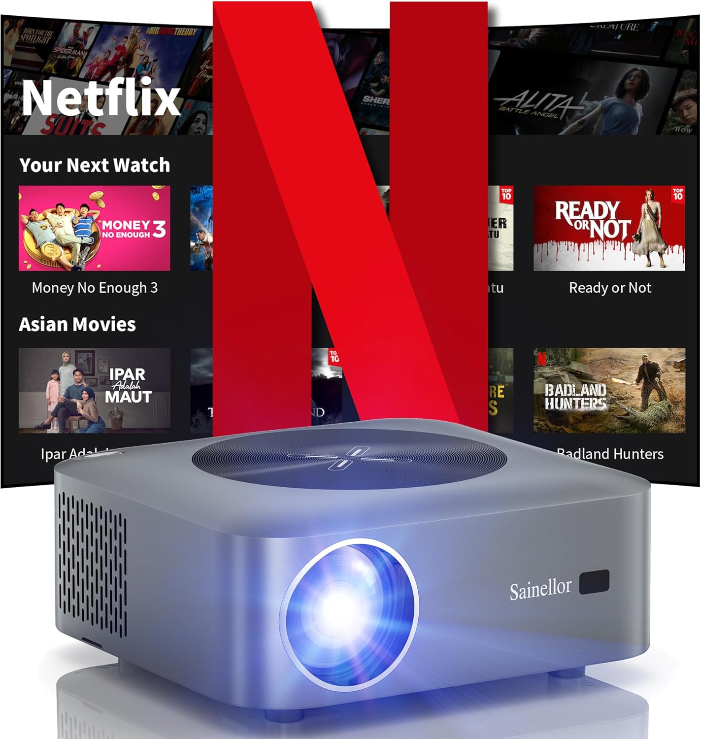 4K Android Projector: Portable Outdoor Brilliance