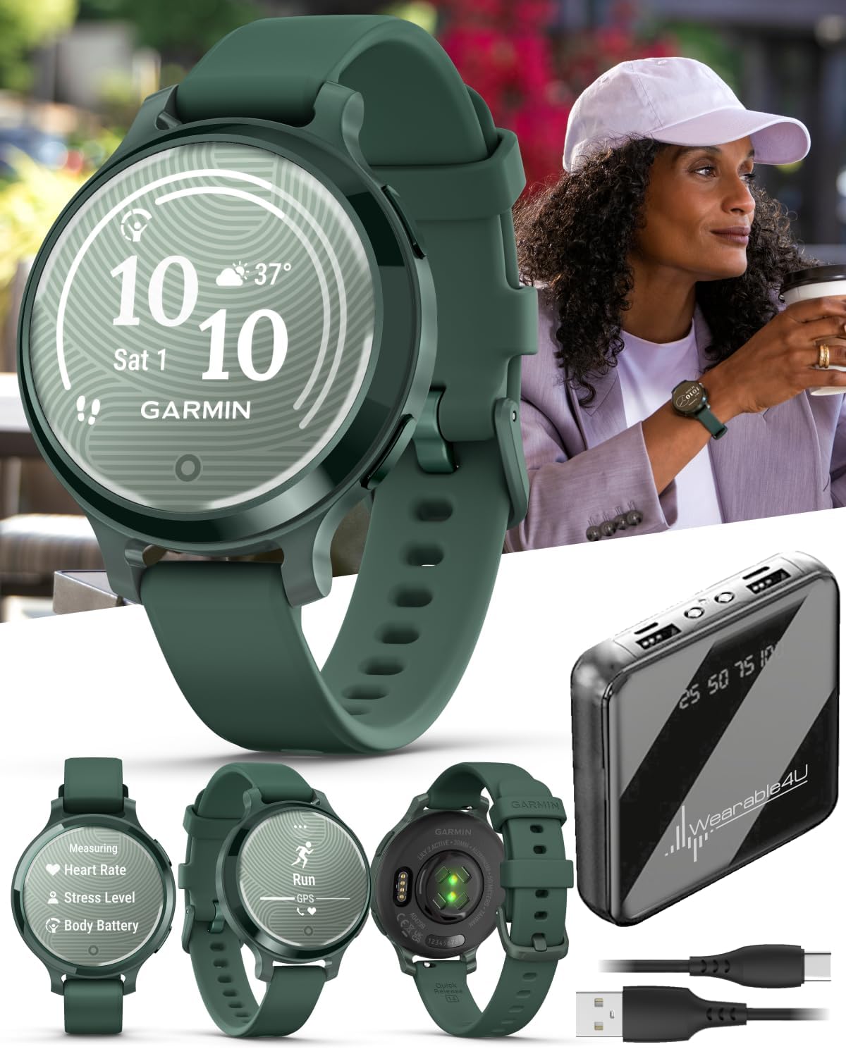 Garmin Lily 2 Active Smartwatch: Stylish Health Tracker