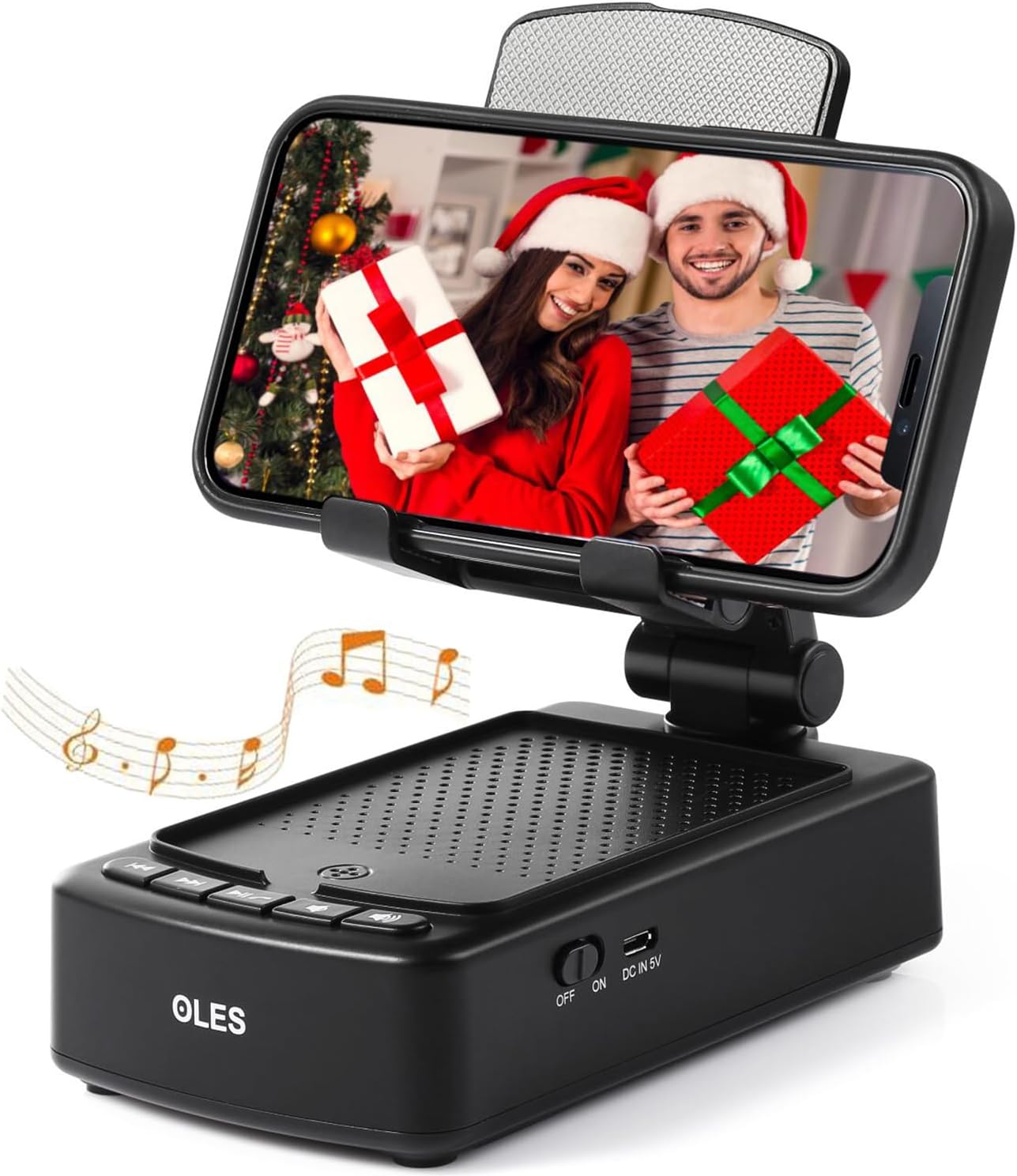 Wireless Speaker Tablet Stand - Tech Gift for Him