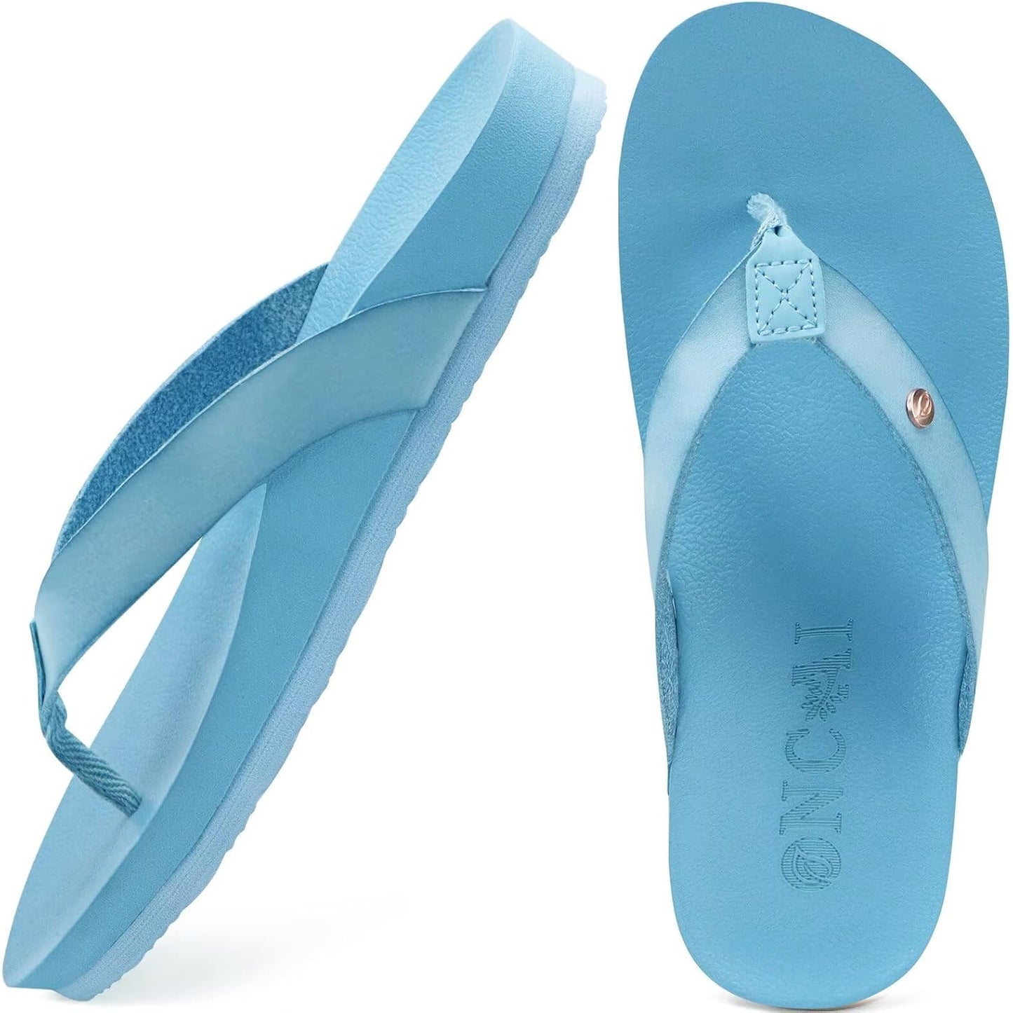 ONCAI Womens Flip Flops Comfortable Strap Yoga Mat Sandals