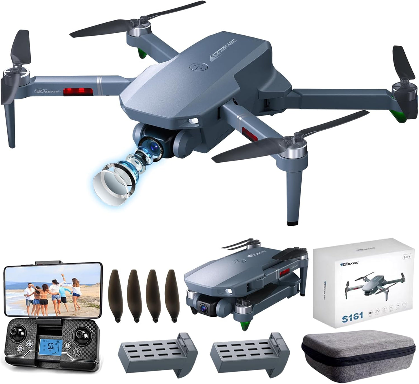CSJSKYRC Dual Camera Brushless Drone - 1080P FPV Fun!