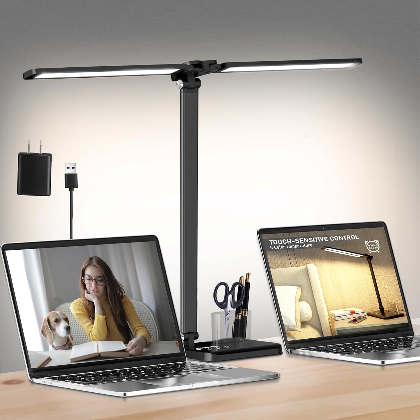 CHARYJOD Dimmable LED Architect Desk Lamp