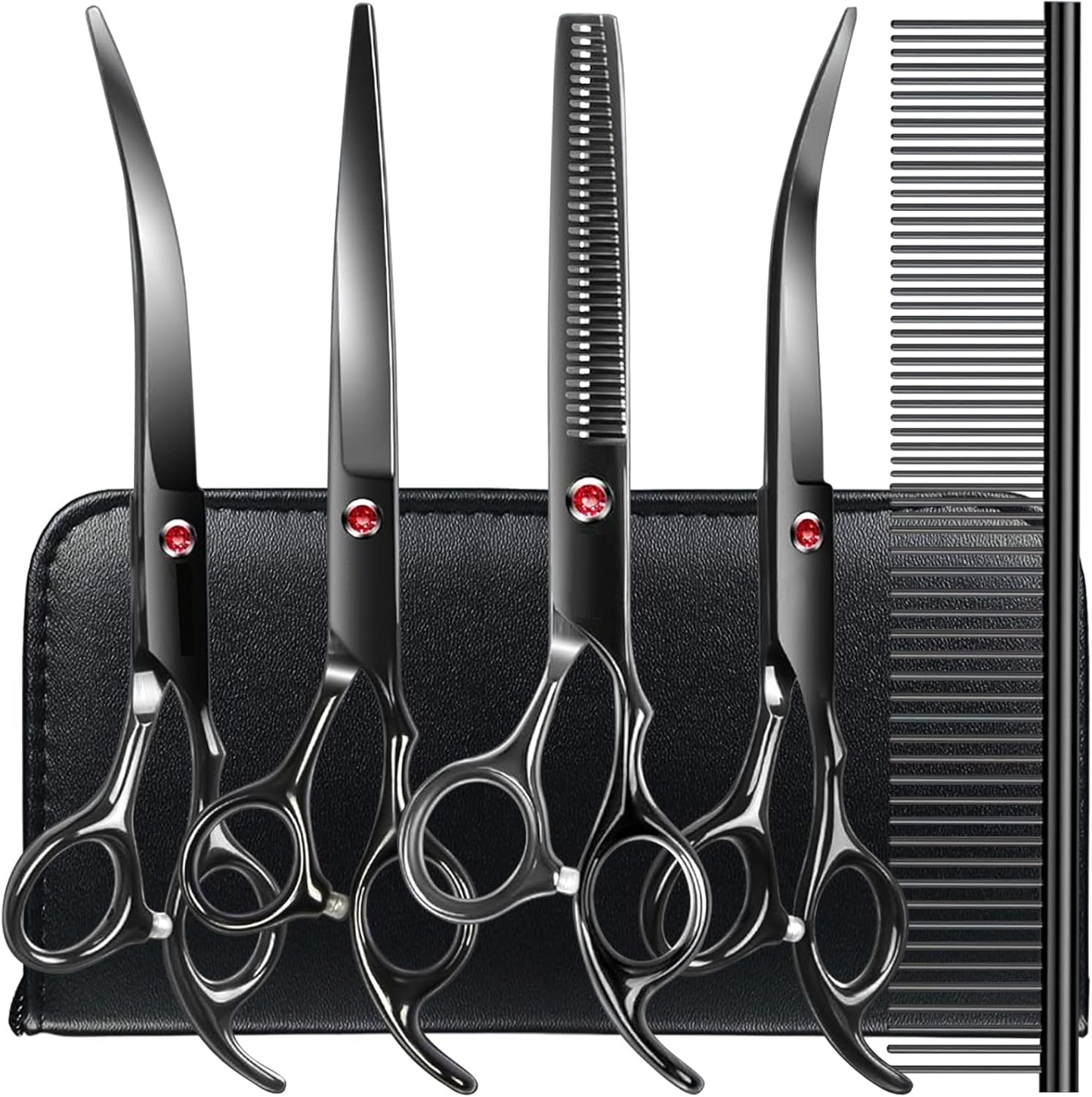 Professional Dog Grooming Scissors Kit for Easy Pet Grooming