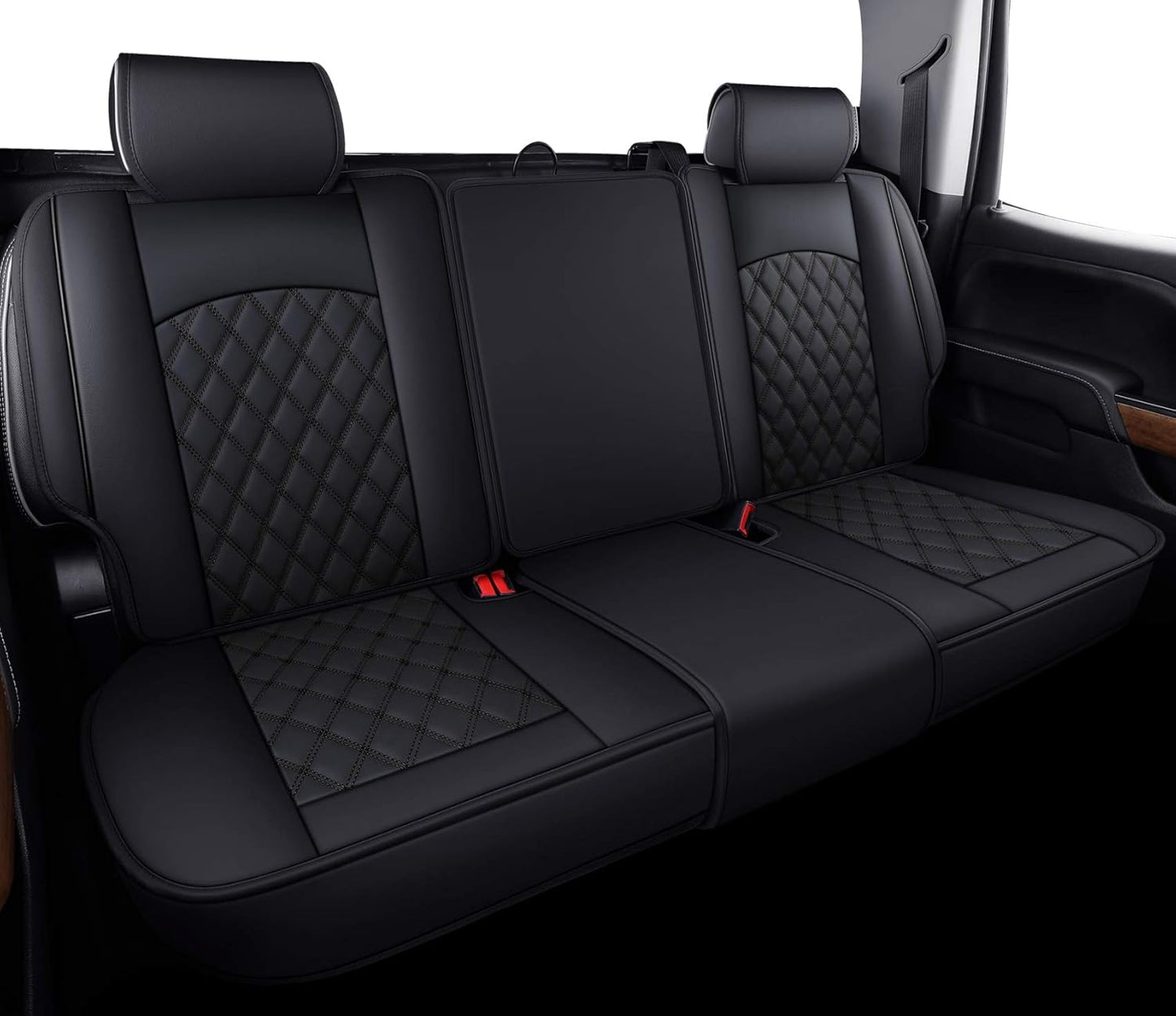 Aierxuan Back Seat Covers for Chevy Silverado GMC Sierra 2007-2025