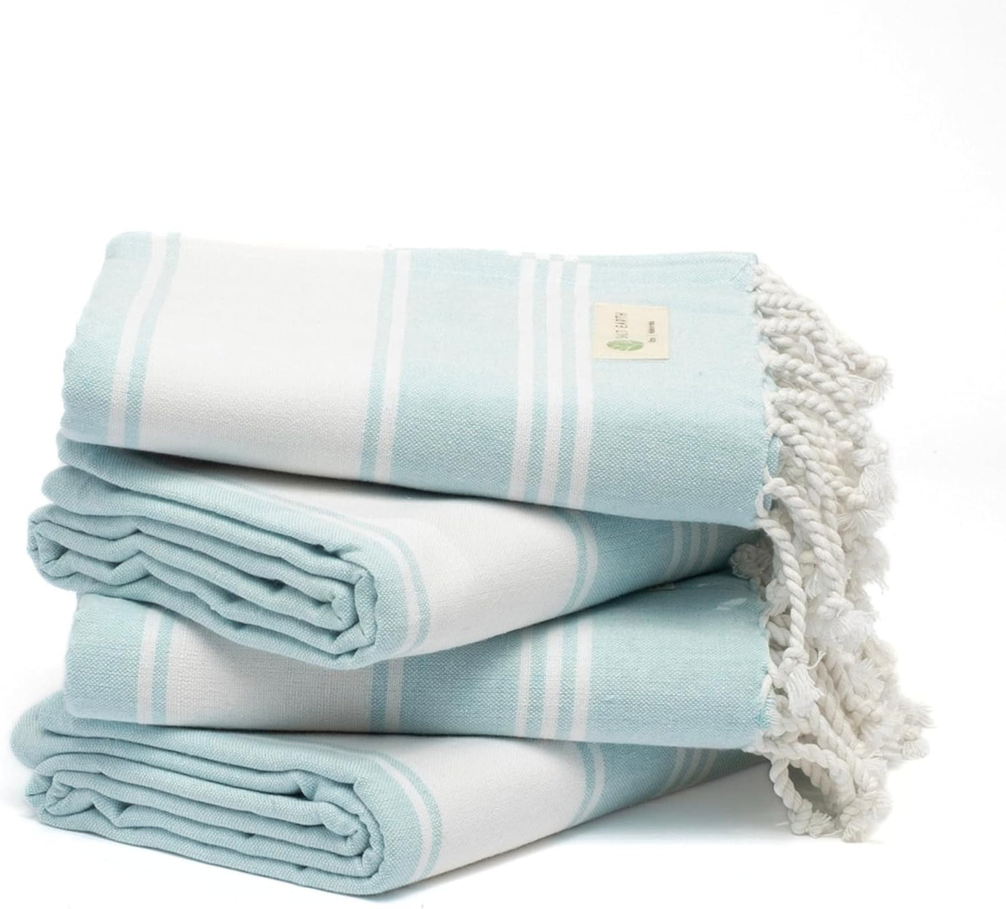Salt Earth Cotton Turkish Beach Towels Set of 4 for All Uses