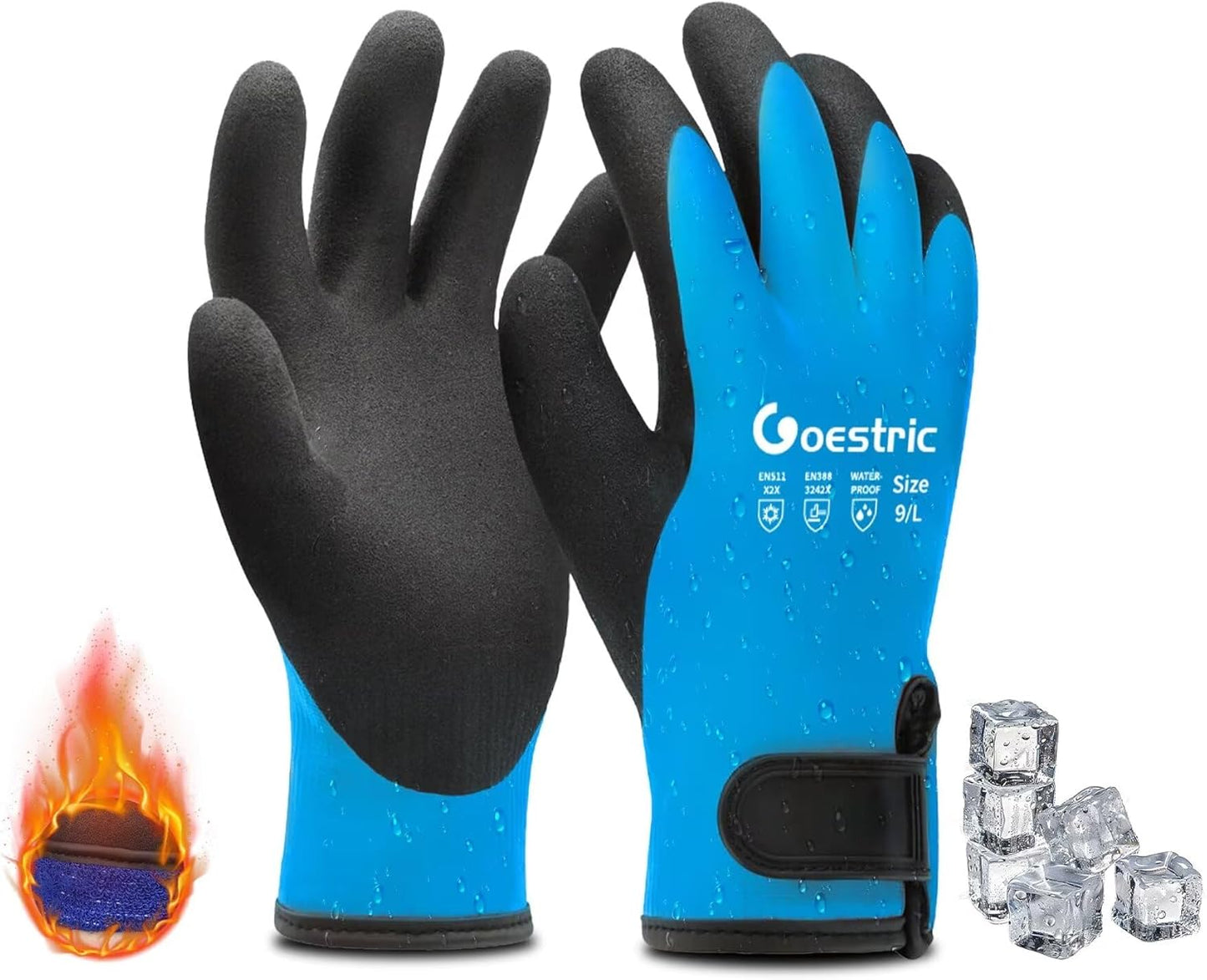 GOESTRIC Waterproof Snow Gloves - Ultimate Grip!