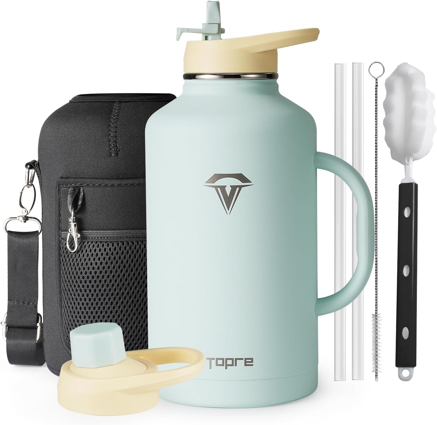 Half Gallon Water Bottle with Handle for Ultimate Hydration