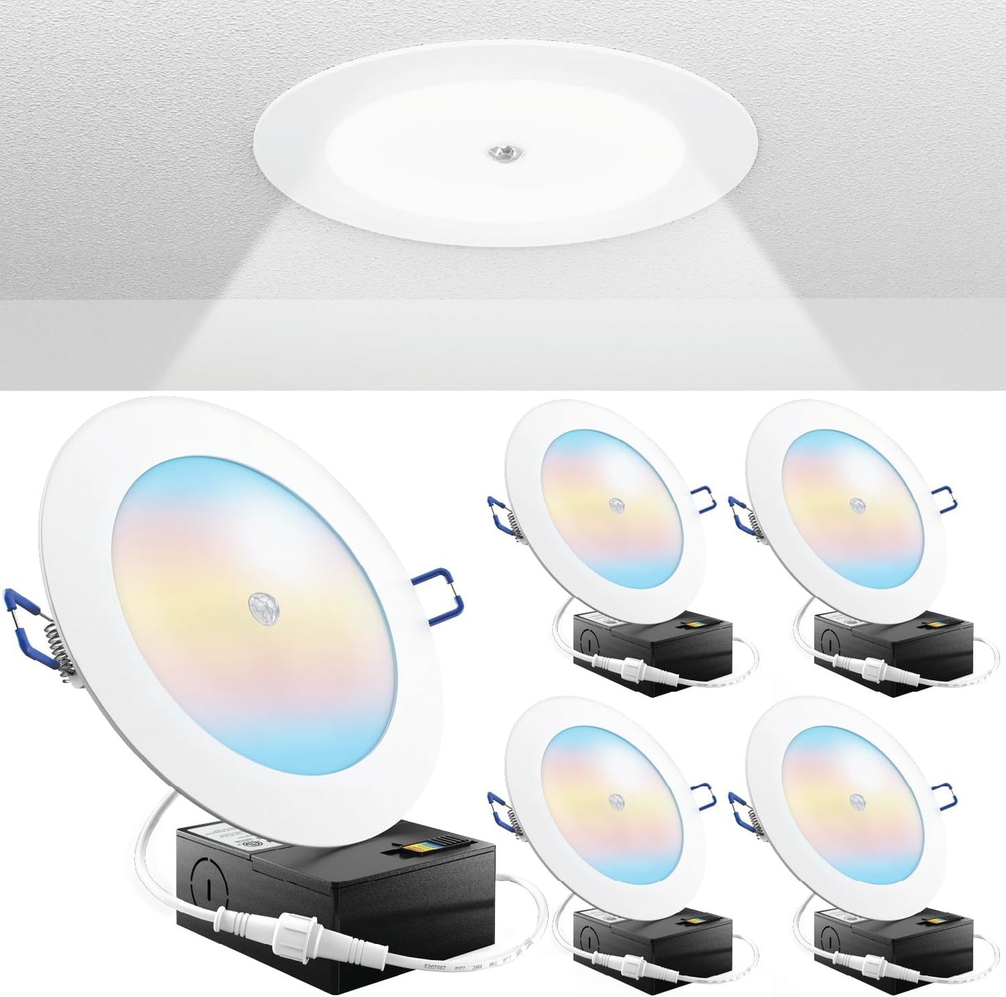 Sunco Motion Sensor Recessed Light 6 Inch LED for Home Use