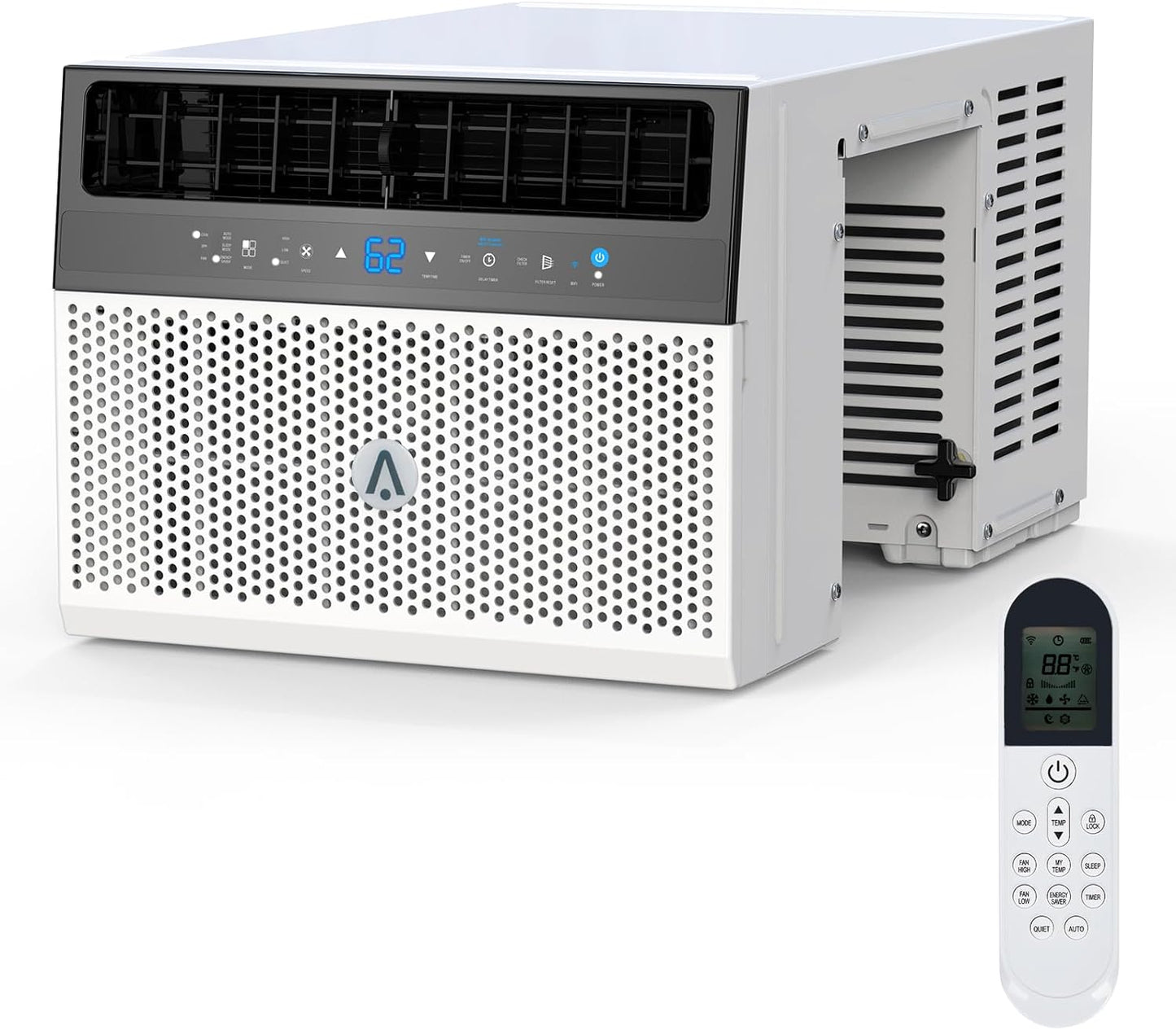 8000 BTU U-Shaped Window AC - Cools 350 sq. ft. Quietly