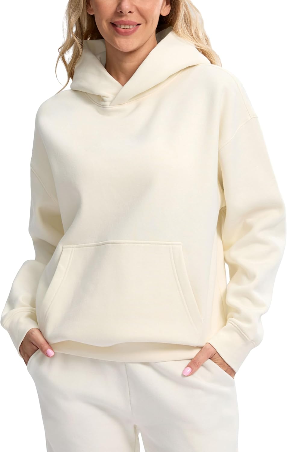 G Gradual Oversized Fleece Hoodie for Women - Cozy & Stylish