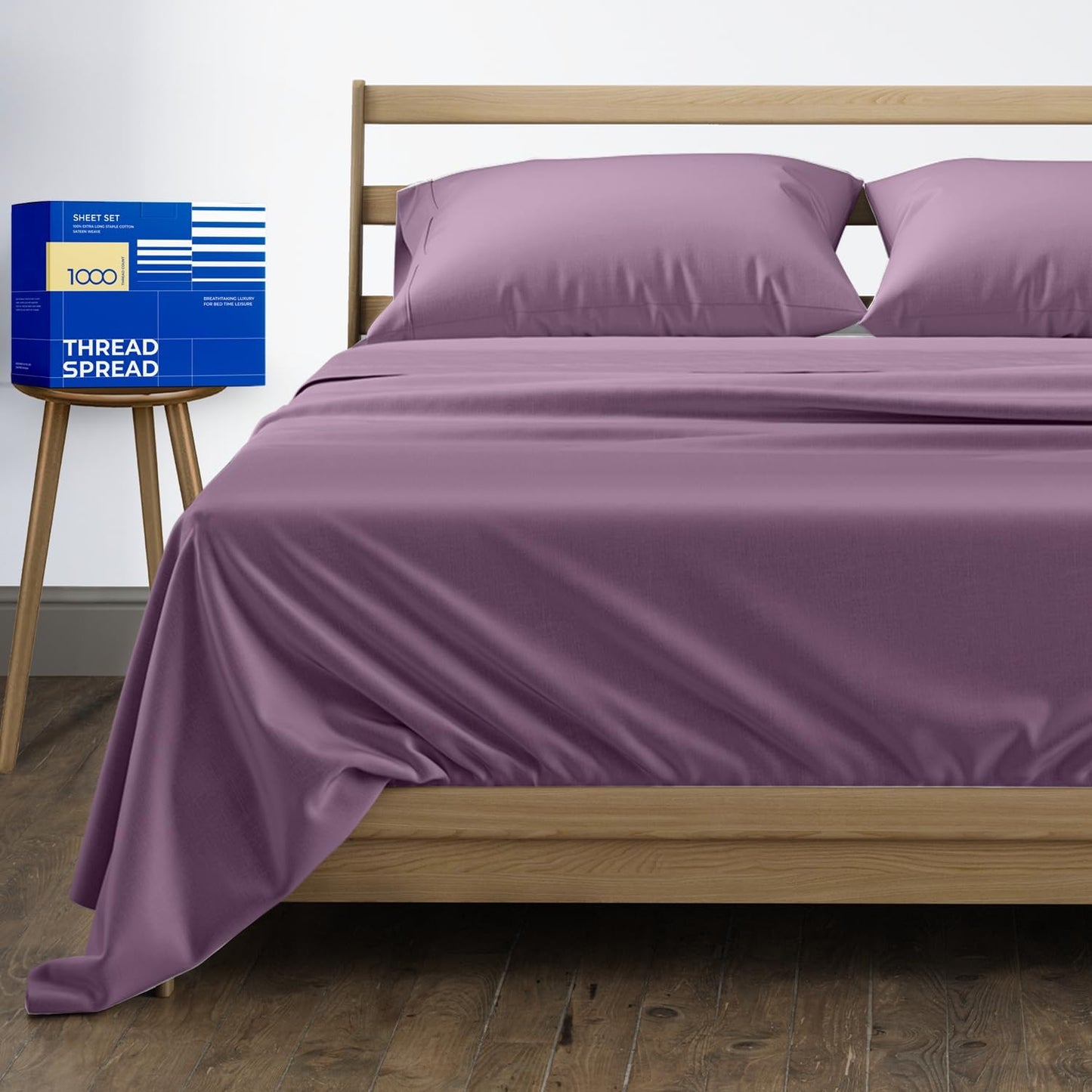 100% Egyptian Cotton Queen Sheet Set for Luxurious Comfort