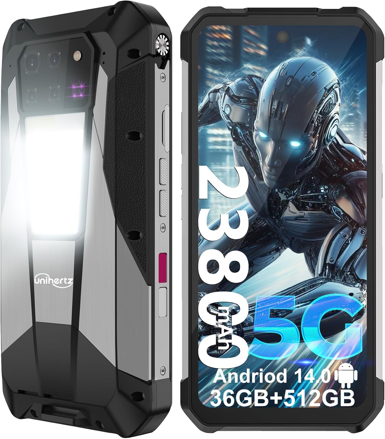 Tank 3 Pro Rugged Smartphone 5G with Projector and Massive Battery