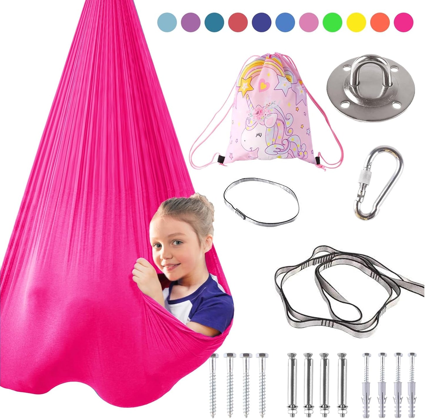 Indoor Therapy Sensory Swing for Kids with Special Needs