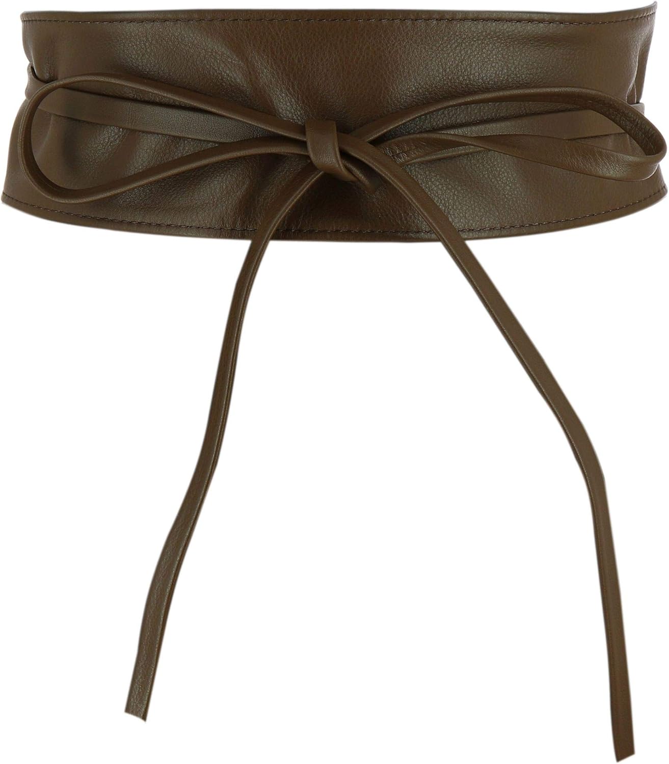 CASSIANE Italian Leather Obi Belt - Timeless Elegance for Women