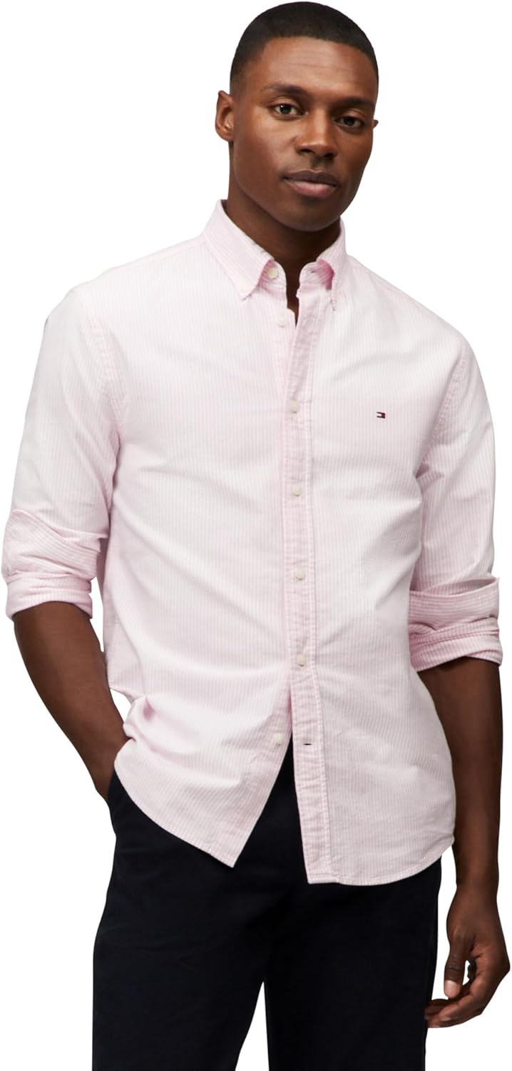 Tommy Hilfiger Long Sleeve Oxford Regular Fit Button Down Shirt