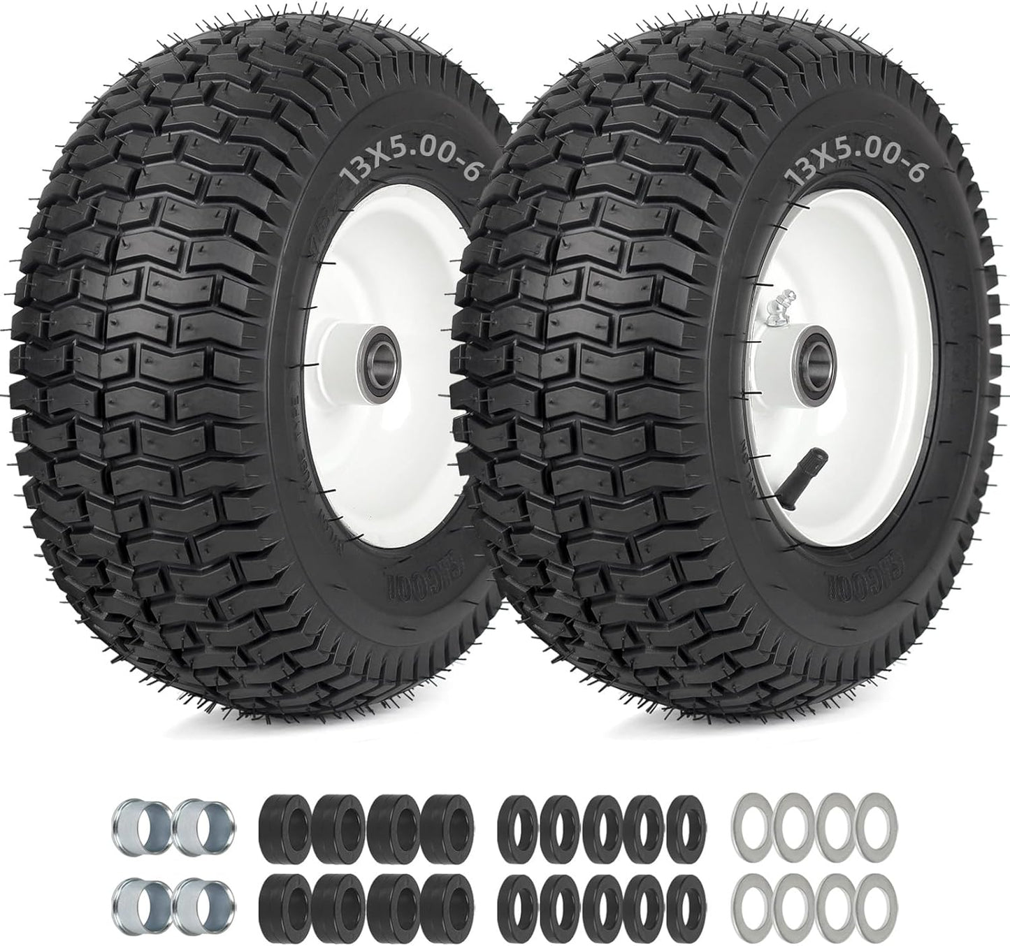 13x5.00-6 Rubber Lawn Mower Tire and Wheel for Reliable Performance