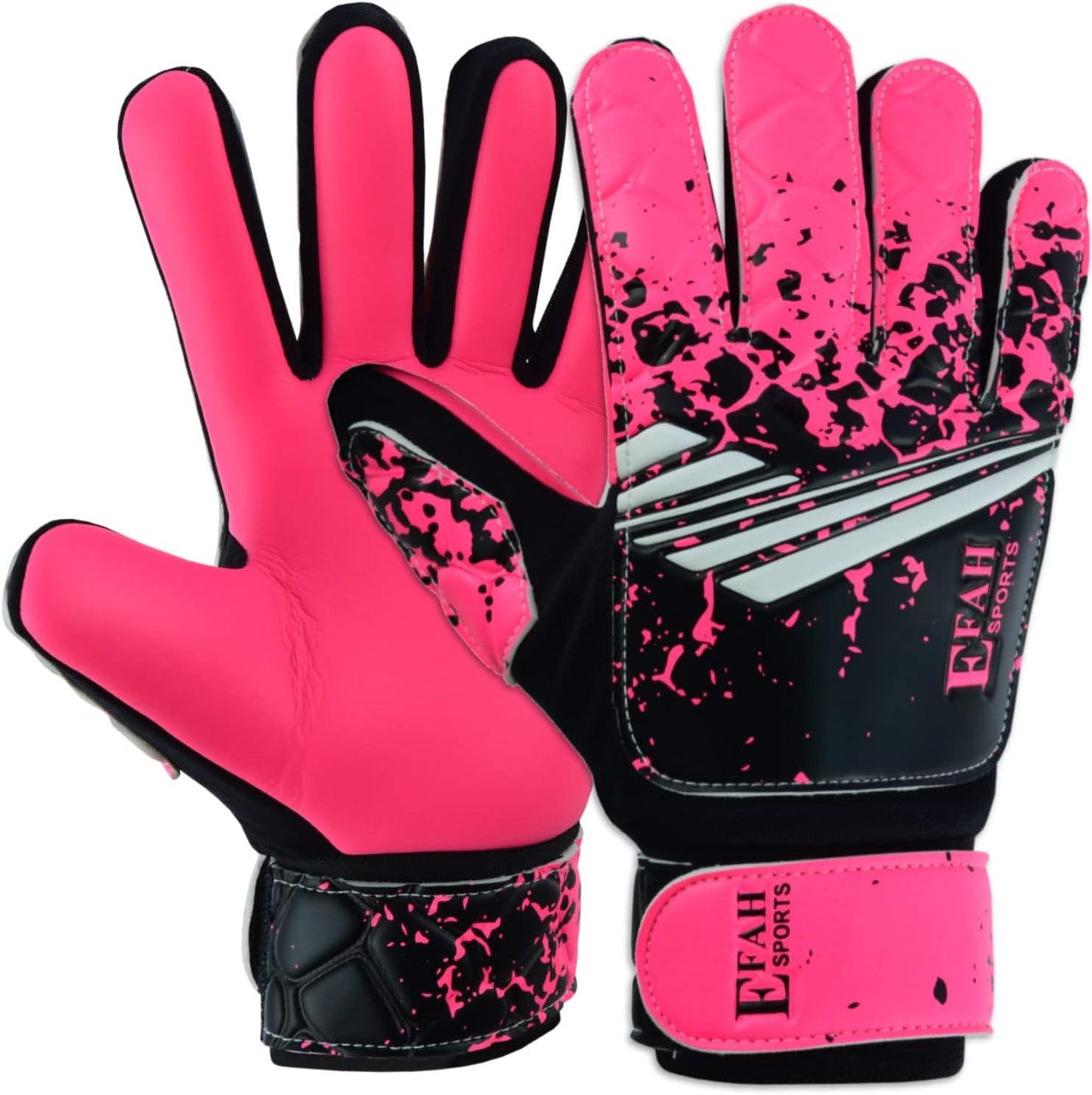 EFAH SPORTS Kids Soccer Goalie Gloves - Strong Grip!