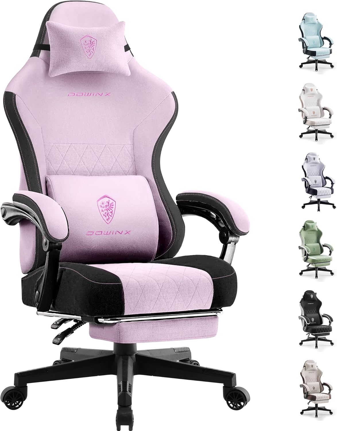 Dowinx Gaming Chair with Pocket Spring Cushion for Comfort